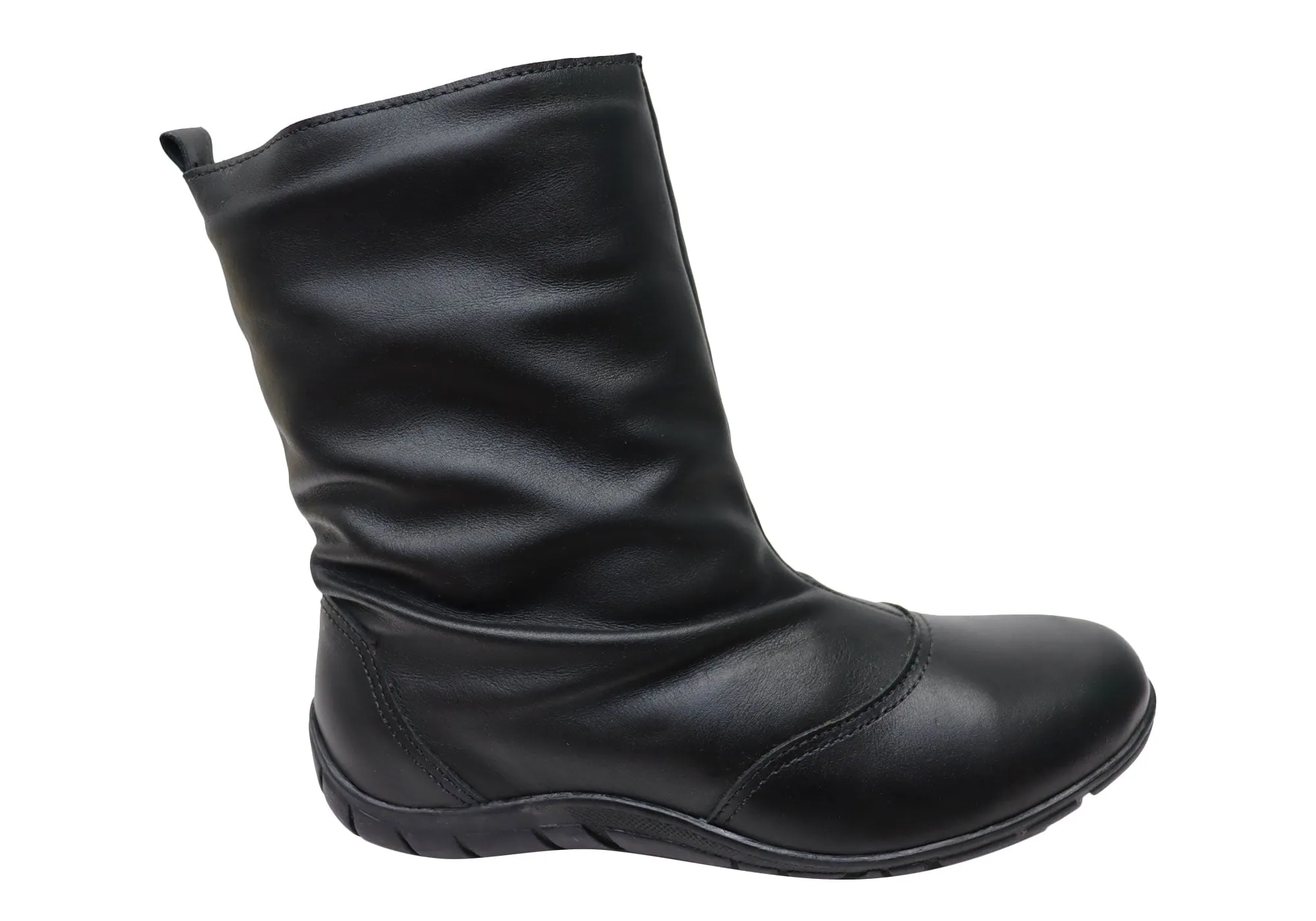 Andacco Ashleigh Womens Brazilian Comfortable Leather Boots Street Fashion Seamless Comfort Mountain Hike