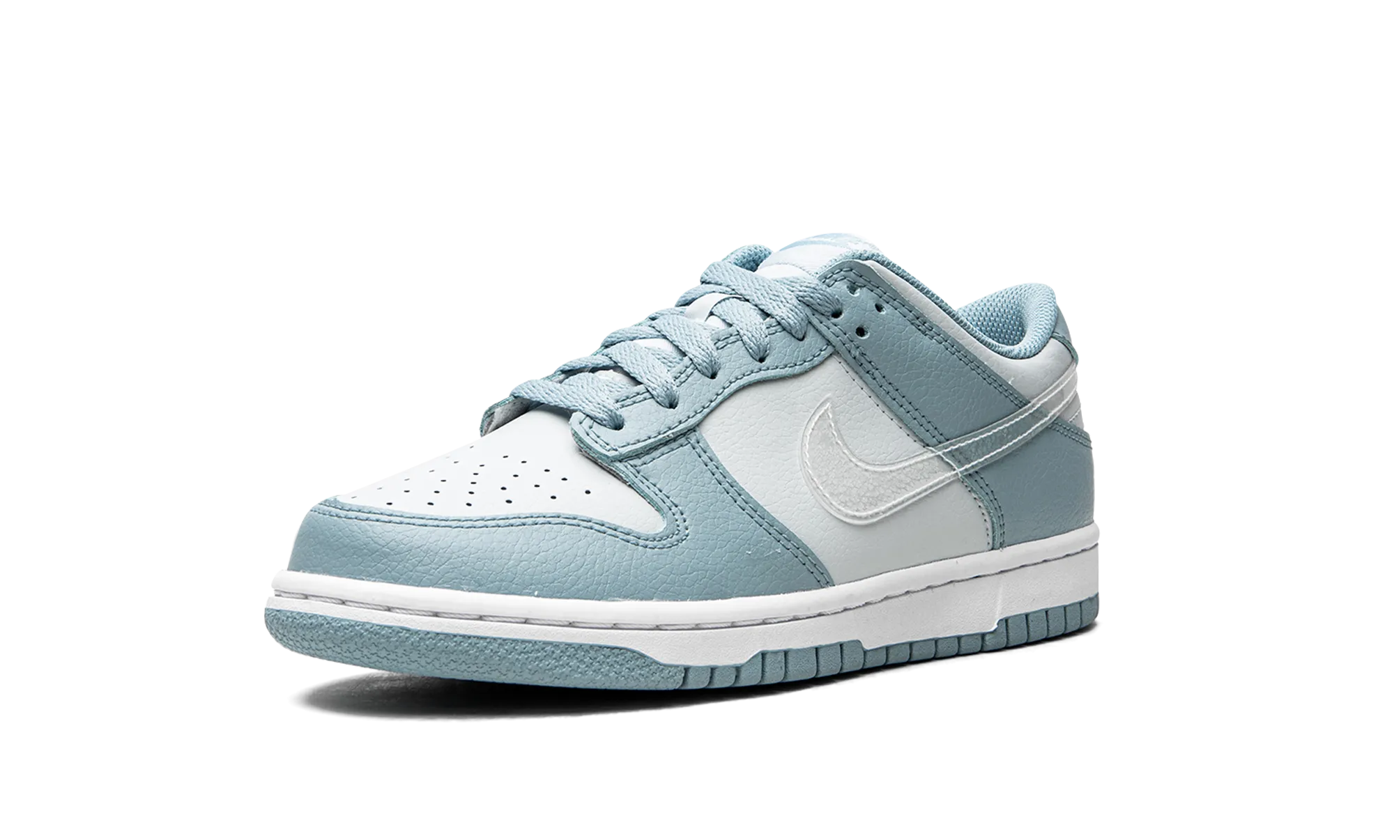 Frost Step Urban Flexibility DUNK LOW GS "Clear Swoosh / Blue"