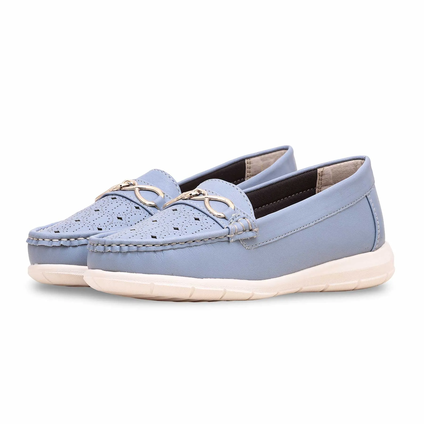 All Day Comfort Sky Blue Moccasin WN4401