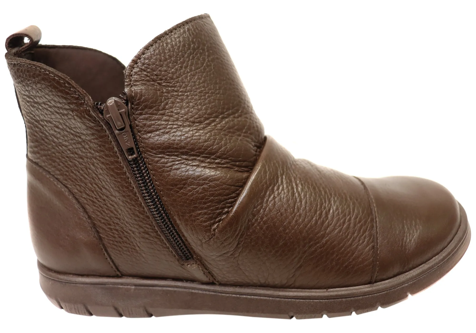 Energy return Balatore Claudia Womens Comfortable Leather Ankle Boots Made In Brazil