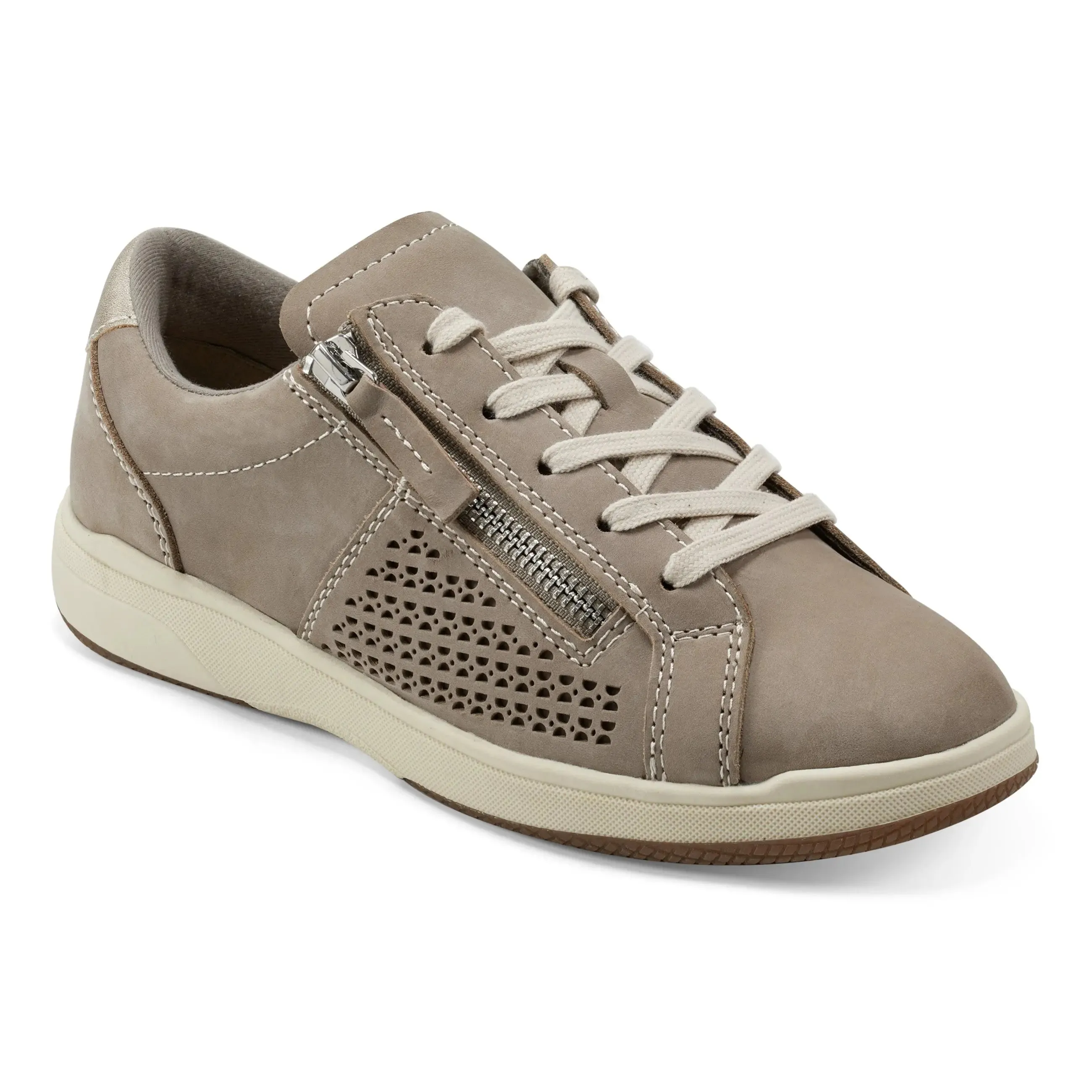 Party Mood Netta Round Toe Casual Lace-up Sneakers