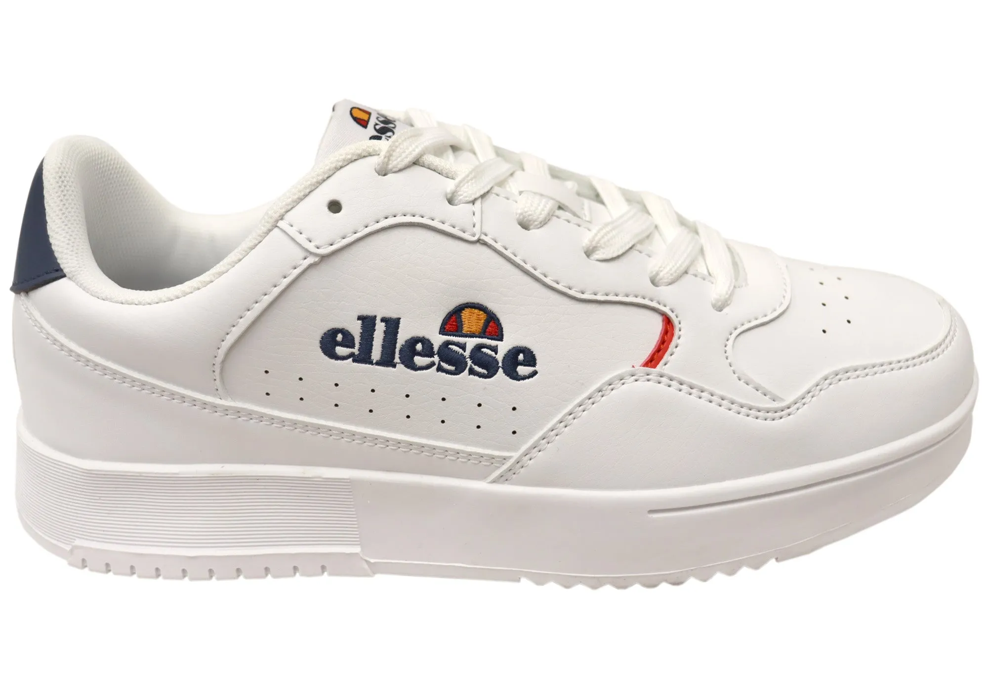 Move Easy Wind Safe Ellesse Mens Comfortable Casual Lace Up Momento Cupsole Sneakers