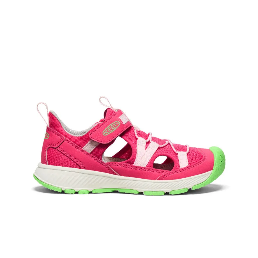 Big Kids' Motozoa Sandal  |  Raspberry/Giggle Pink Comfy Sandals for Travel Summer Vibes