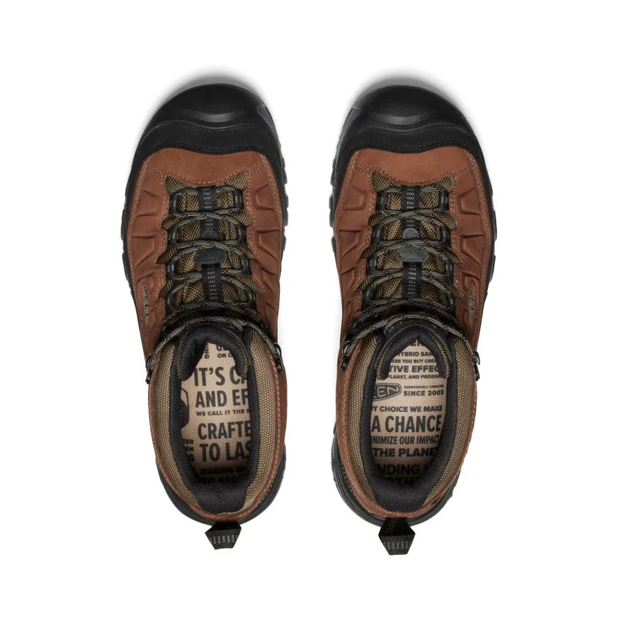 Men's Targhee IV Wide Waterproof Hiking Boot  |  Bison/Black sole