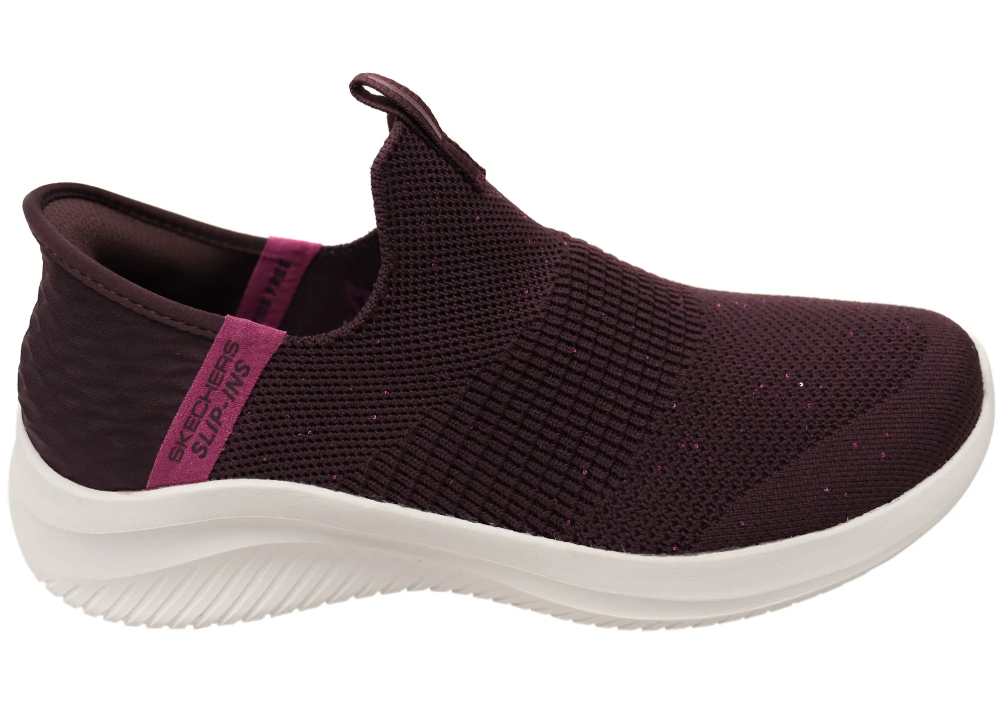 Agile Path Skechers Womens Slip Ins Ultra Flex 3.0 Shiny Night Comfortable Shoes