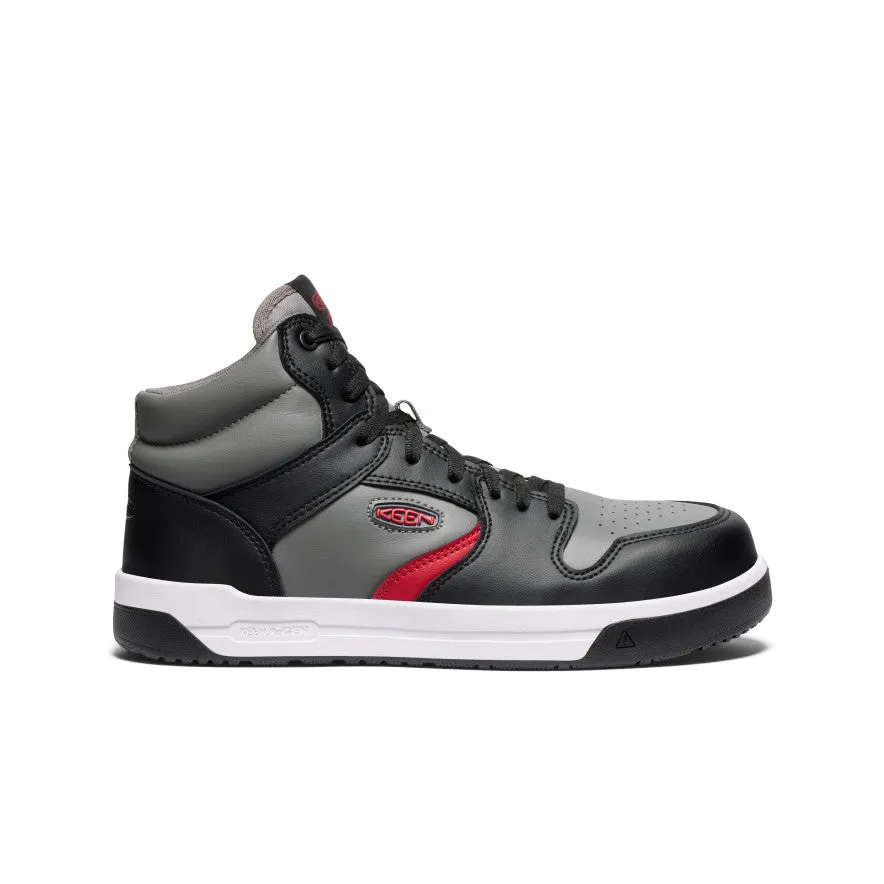 Men's Overton Mid Work Shoe (Carbon Toe)  |  Steel Grey/Black Flexible Movement Urban Utility