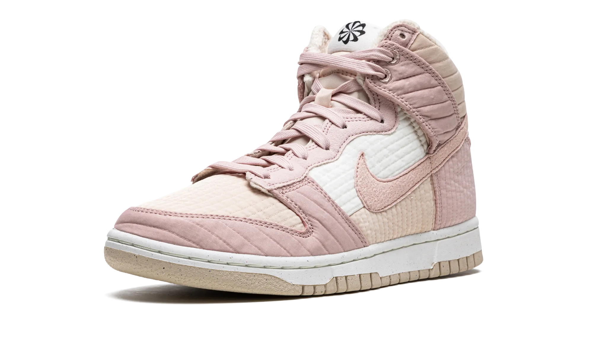 DUNK HIGH NEXT NATURE MNS WMNS "Toasty - Pink Oxford" Classic Silhouette