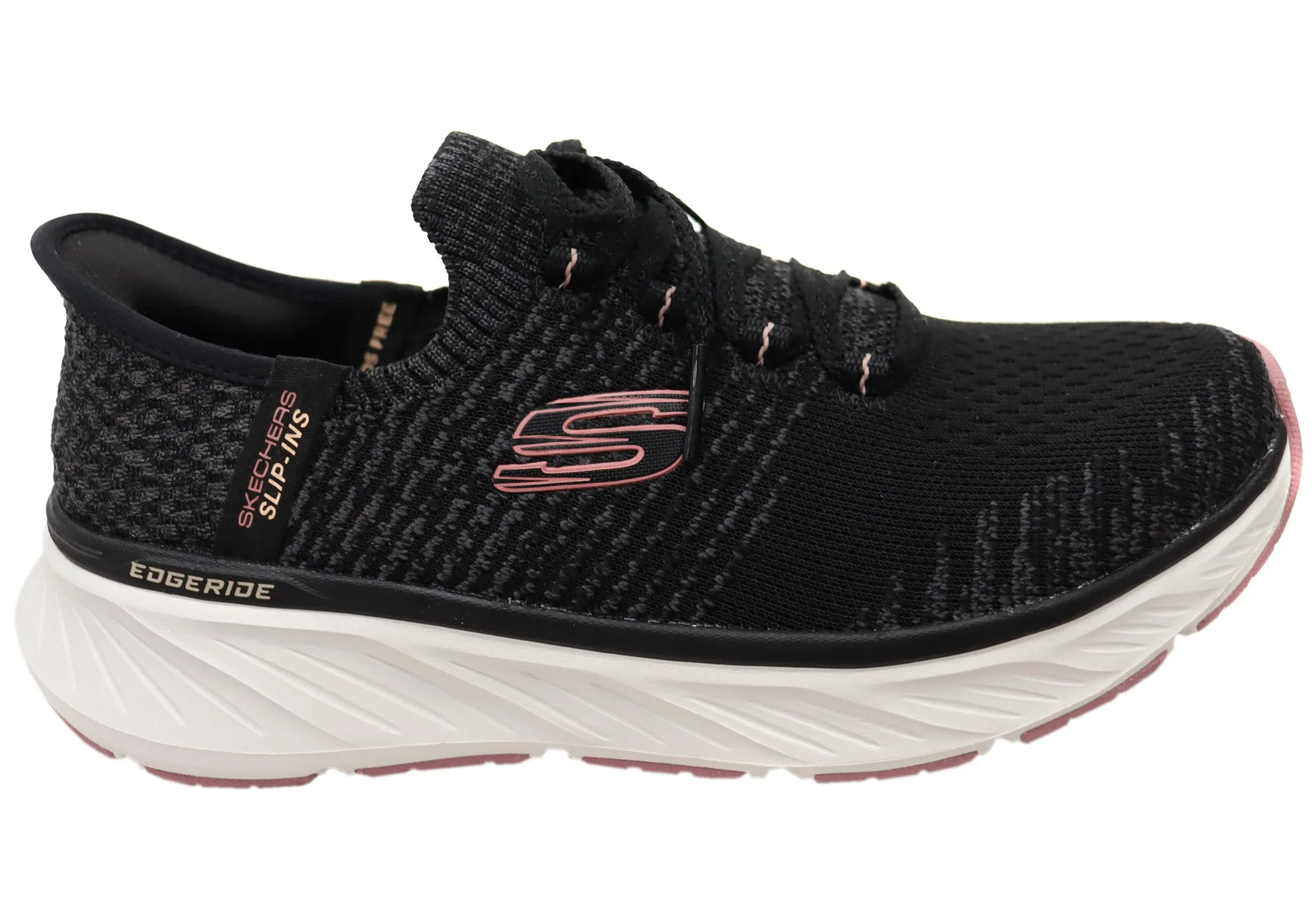 Quick Drying Weekend Errands Skechers Womens Slip Ins Relaxed Fit Edgeride Comfortable Shoes