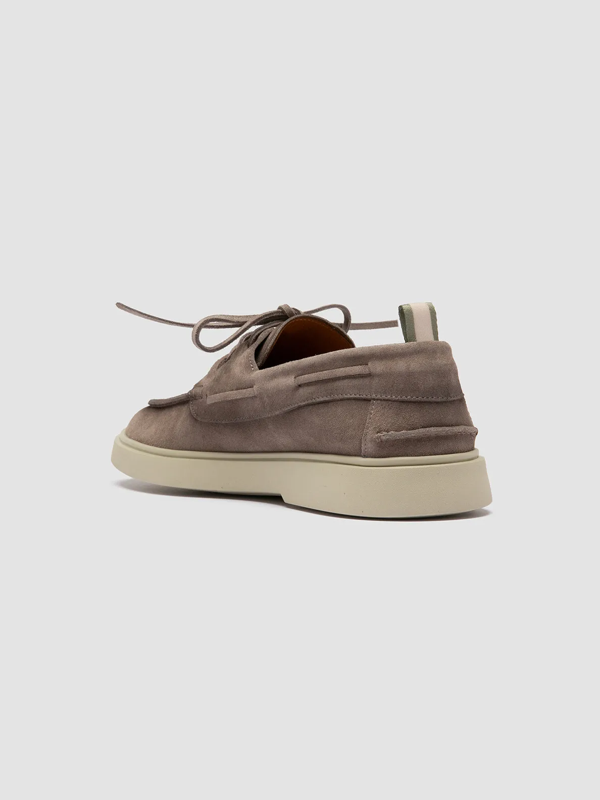 School Ready Total Comfort BONES 013 - Grey Suede Boat Shoes