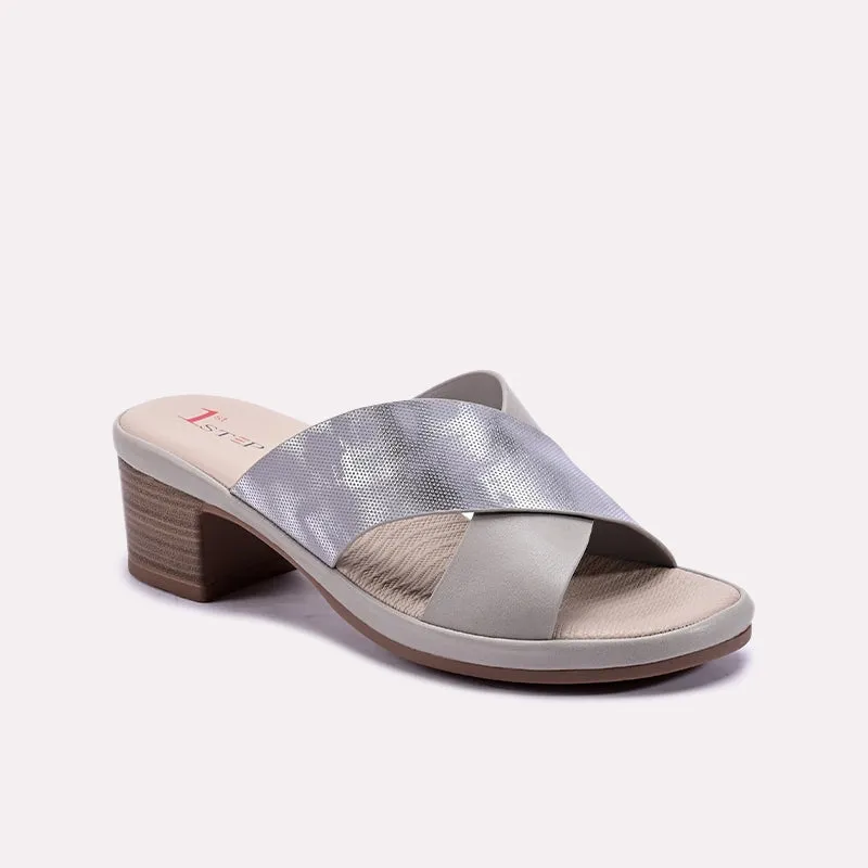 Gray Heel Slippers 0412913 Anti Slip Outsole