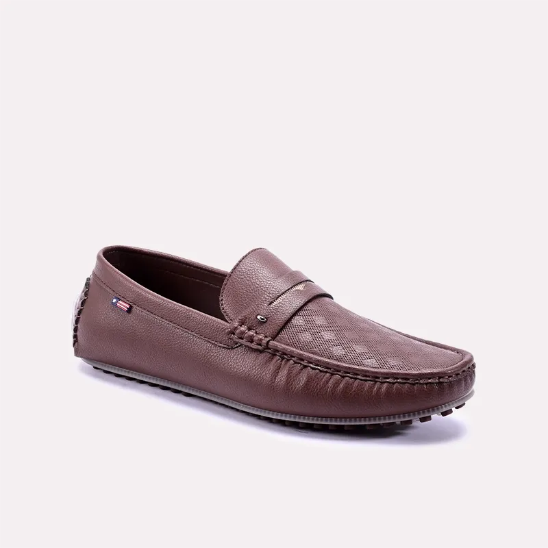 anti static Maverick Brown Penny Loafers 0130746