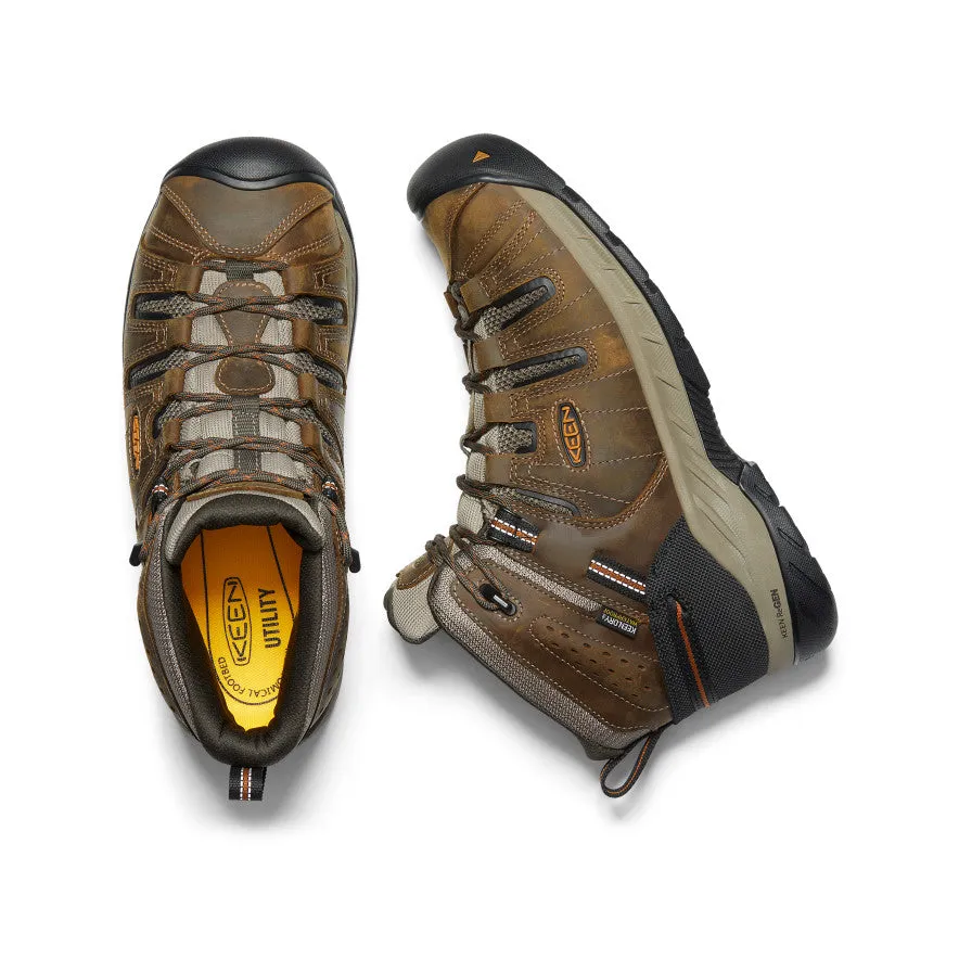 Men's Flint II Waterproof Mid (Soft Toe)  |  Black Olive/Brindle Dad Mode Ice Road