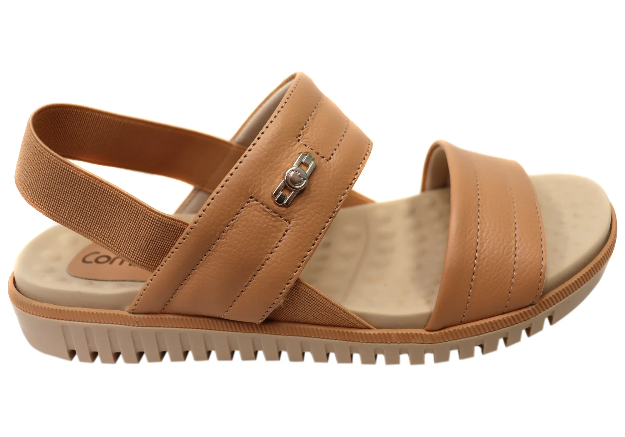 Casual Comfort Comfortflex Vinza Womens Leather Comfortable Sandals Made In Brazil