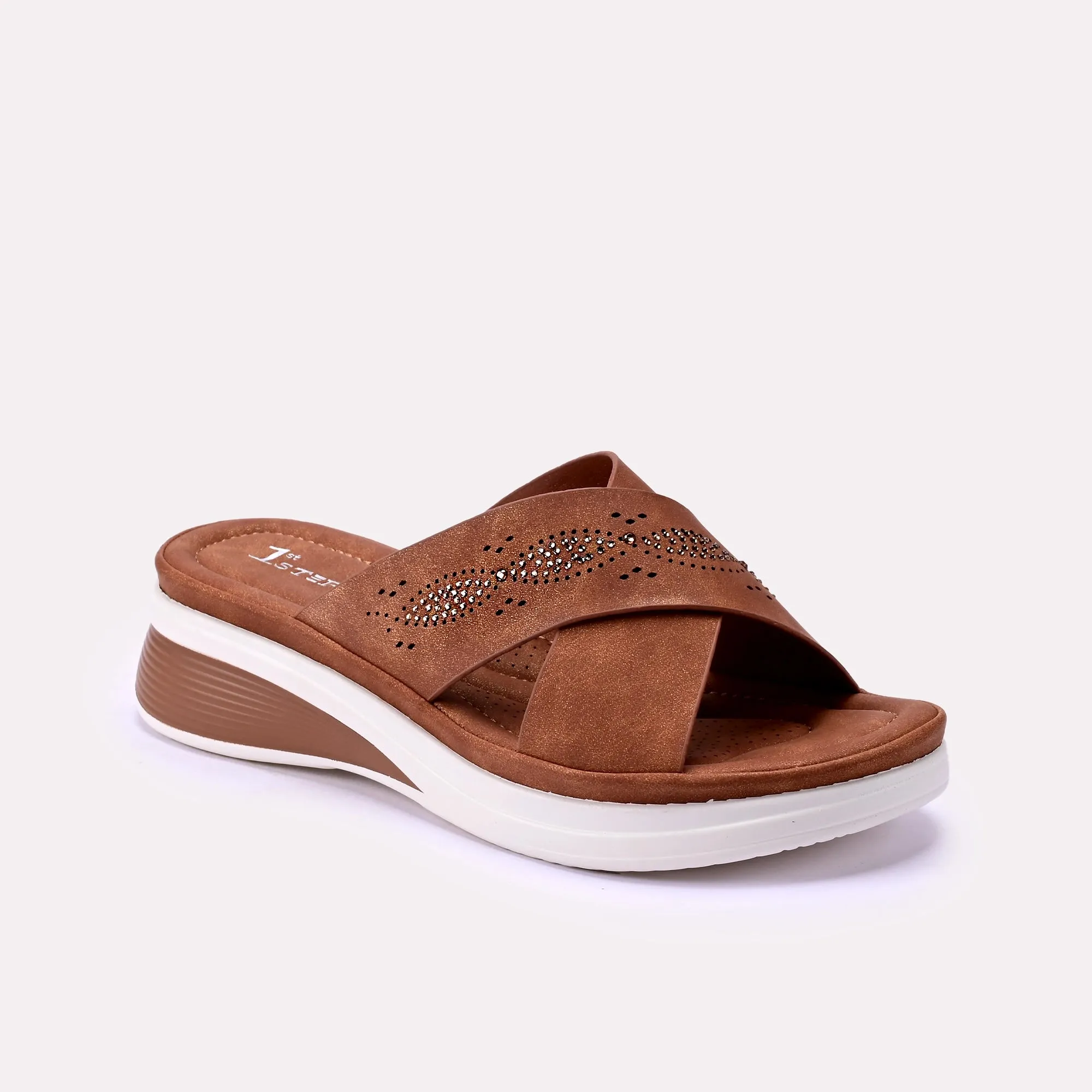 Anti Slip Function Comfort Sandal Shoes Brittany Mustard Soft Slippers 0412262