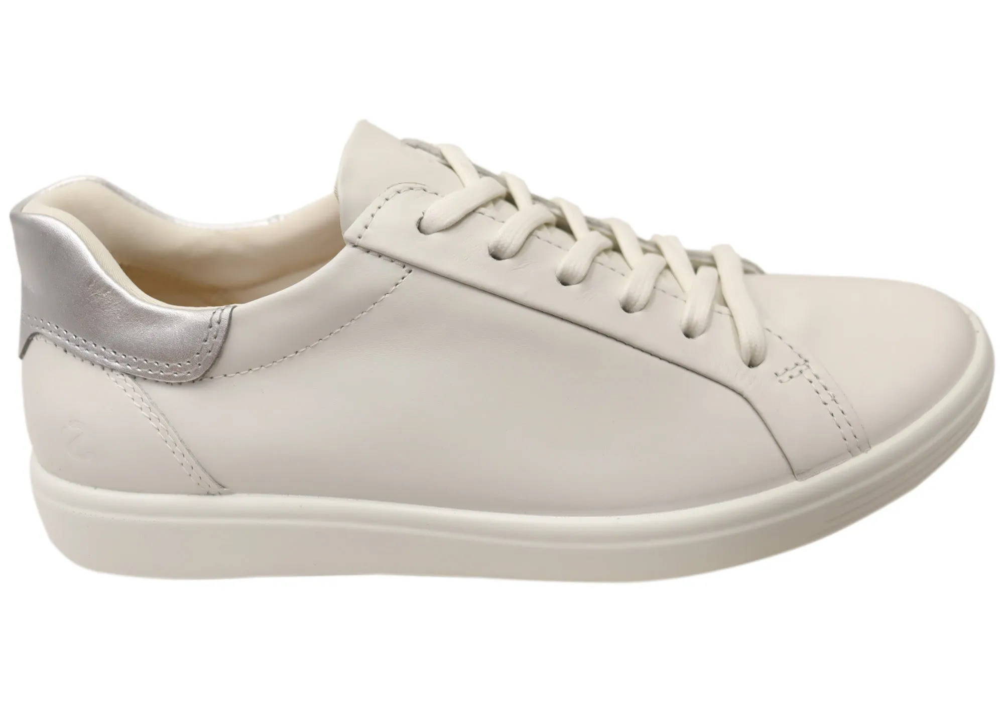 senior care Comfort Midsole ECCO Soft 7 Womens Comfortable Lace Up Leather Sneakers