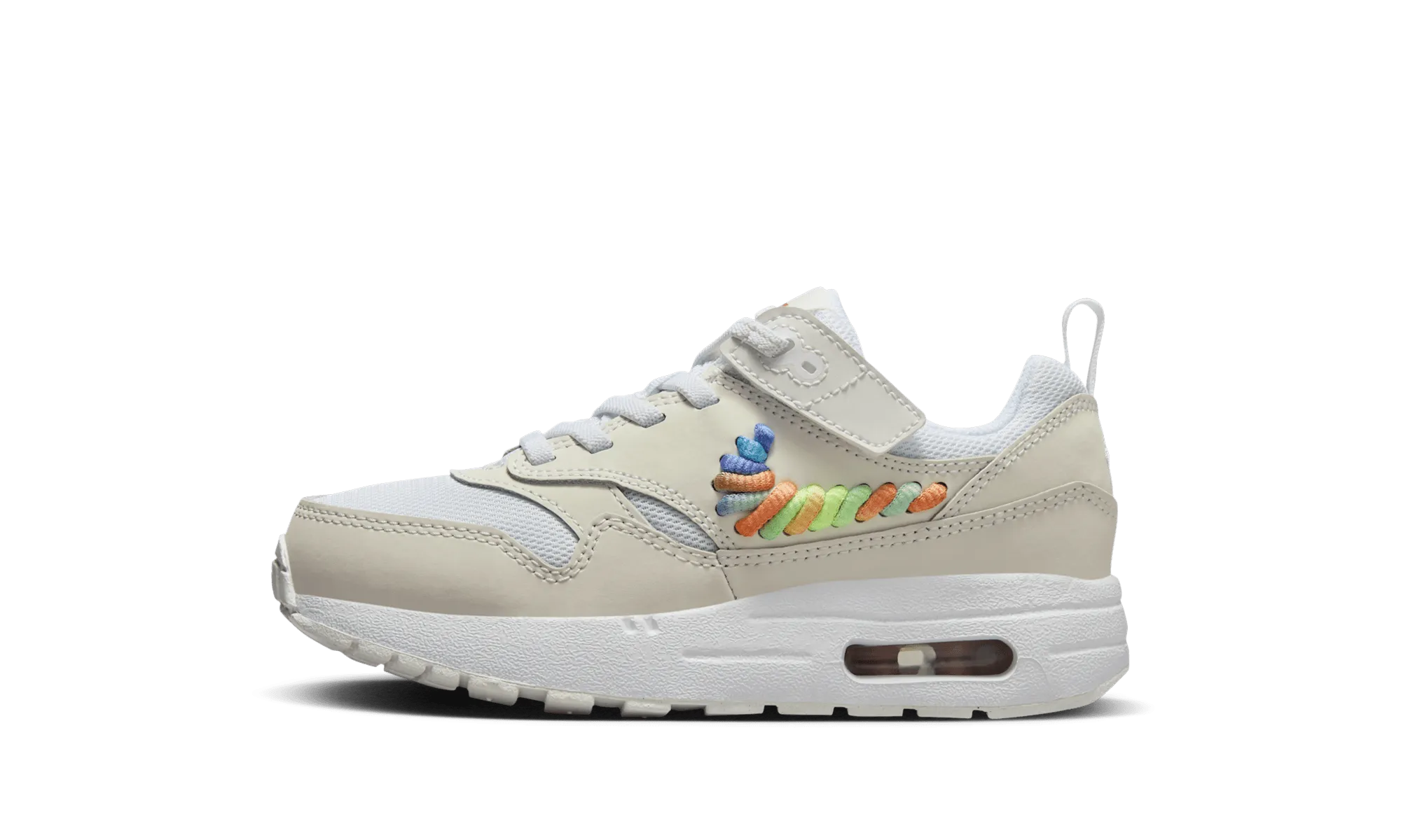 Sun Path Air Max 1 SE EasyOn PS "White Summit White Terra Blush Multi-Color"