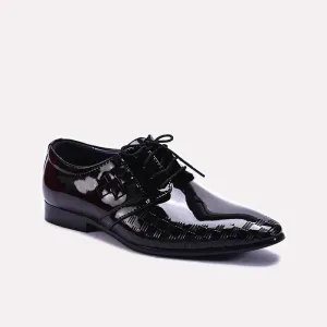 Black Glossy Derby Shoes 0111273 Icon Look Heritage Line
