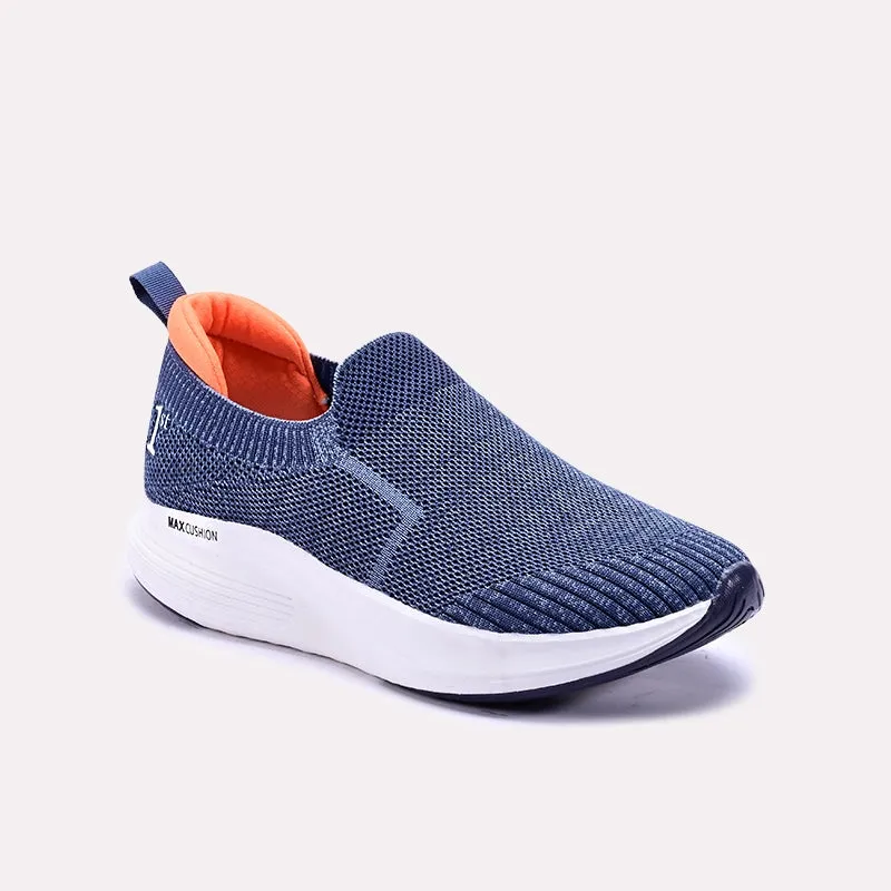 Blue Sneaker Shoes 0440772 Layered Traction Grid High Rebound Formula