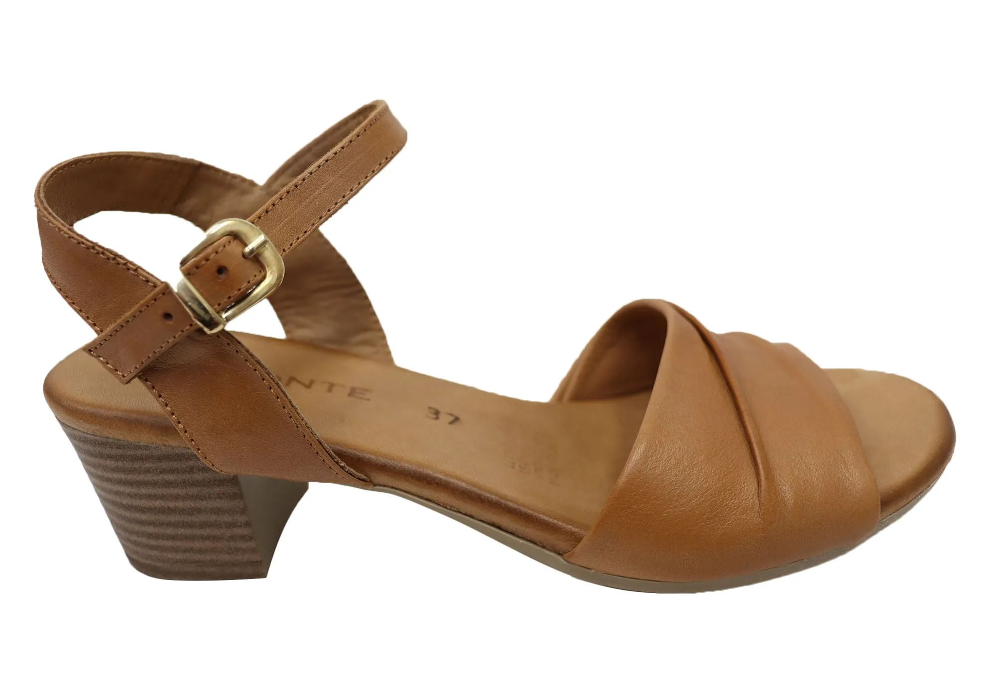 Orizonte Brooklen Womens Comfortable European Leather Sandals Fashionable Travel Shoes Easy-to-wear Sandals