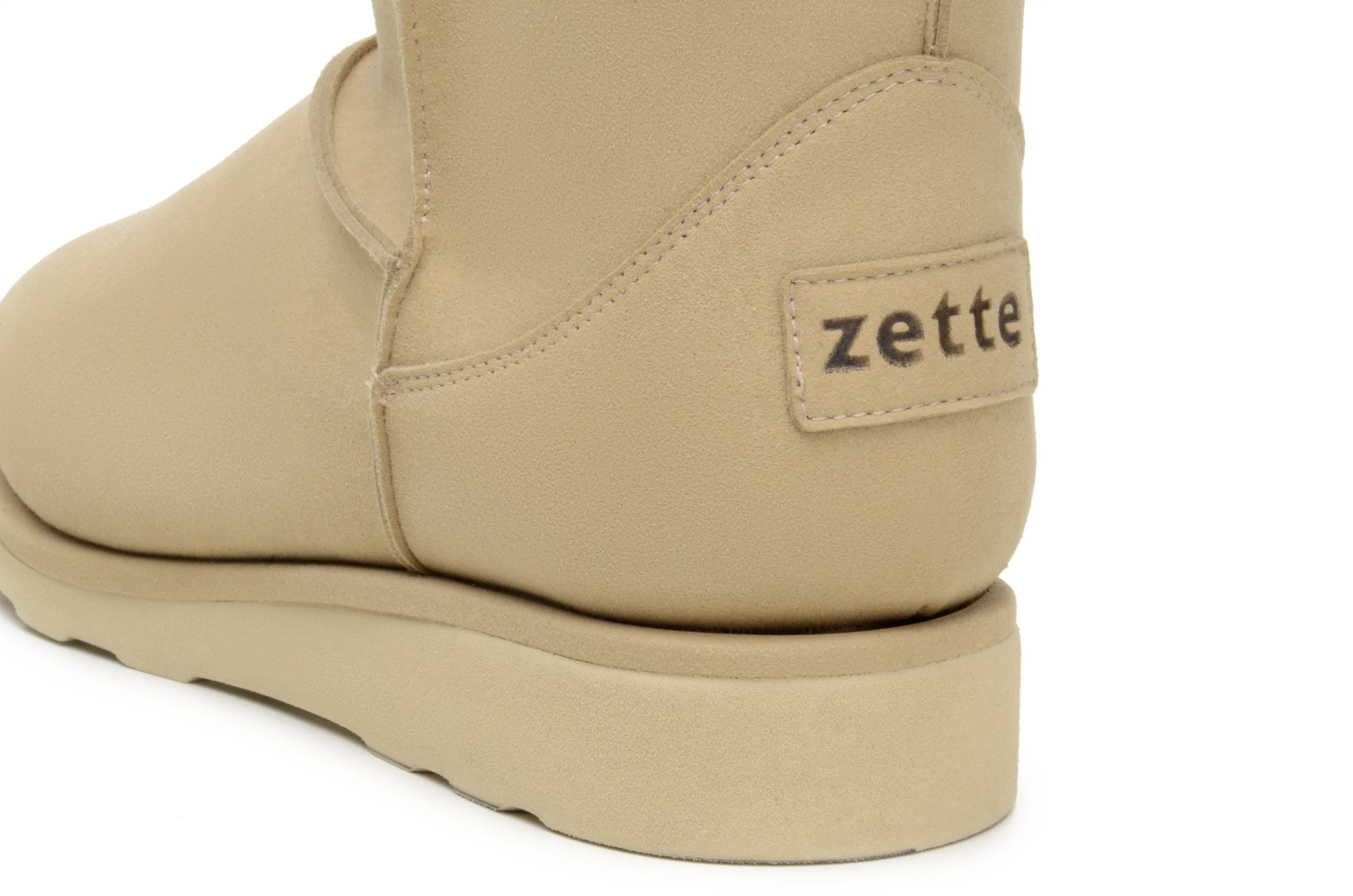 Work Field 'Willow' high-quality fur-lined slipper boot - beige