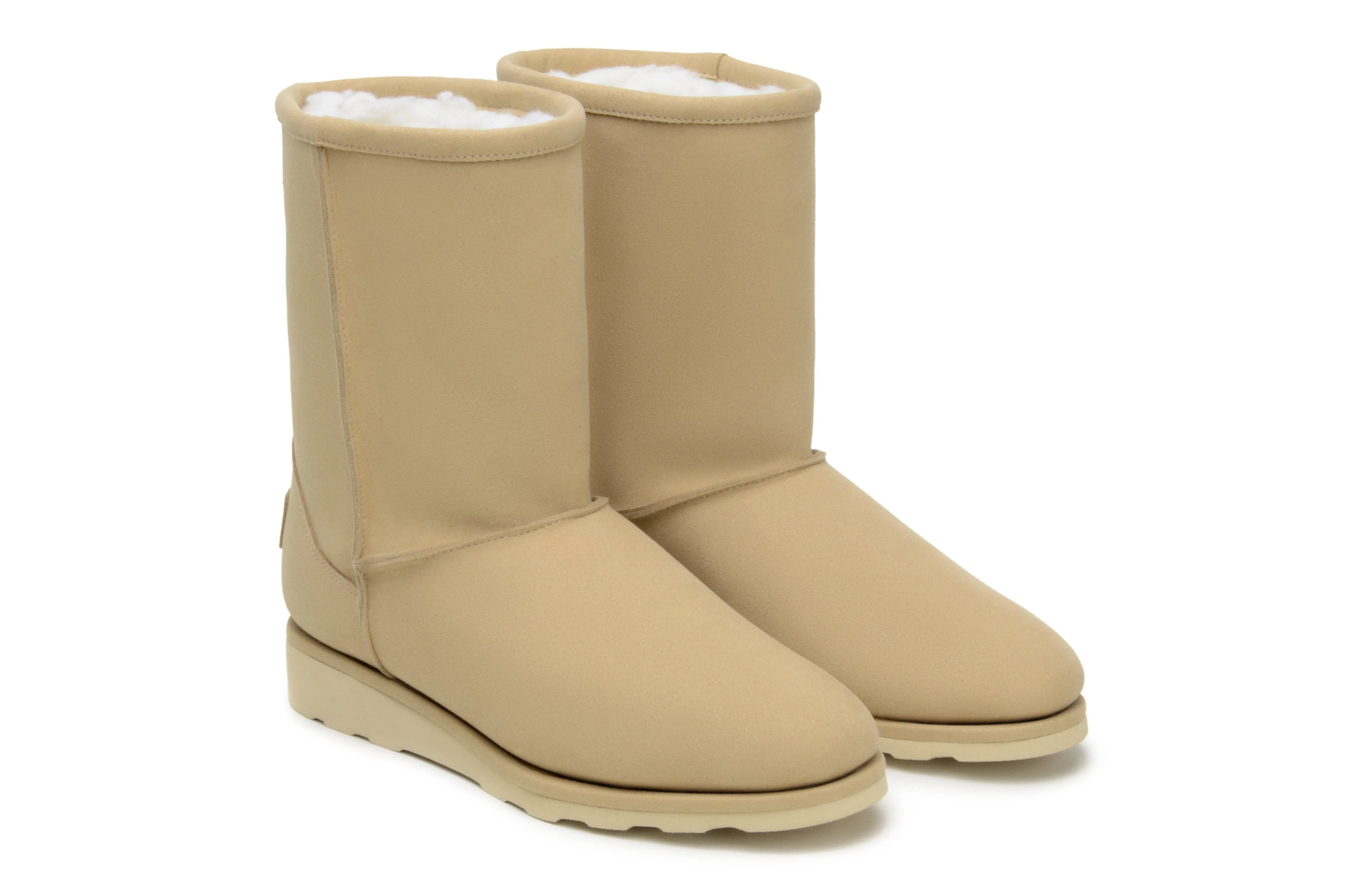 Trail Ready 'Willow' high-quality fur-lined slipper boot - beige