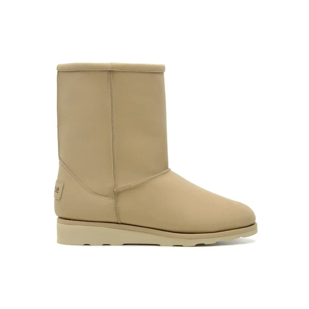 'Willow' high-quality fur-lined slipper boot - beige All Day