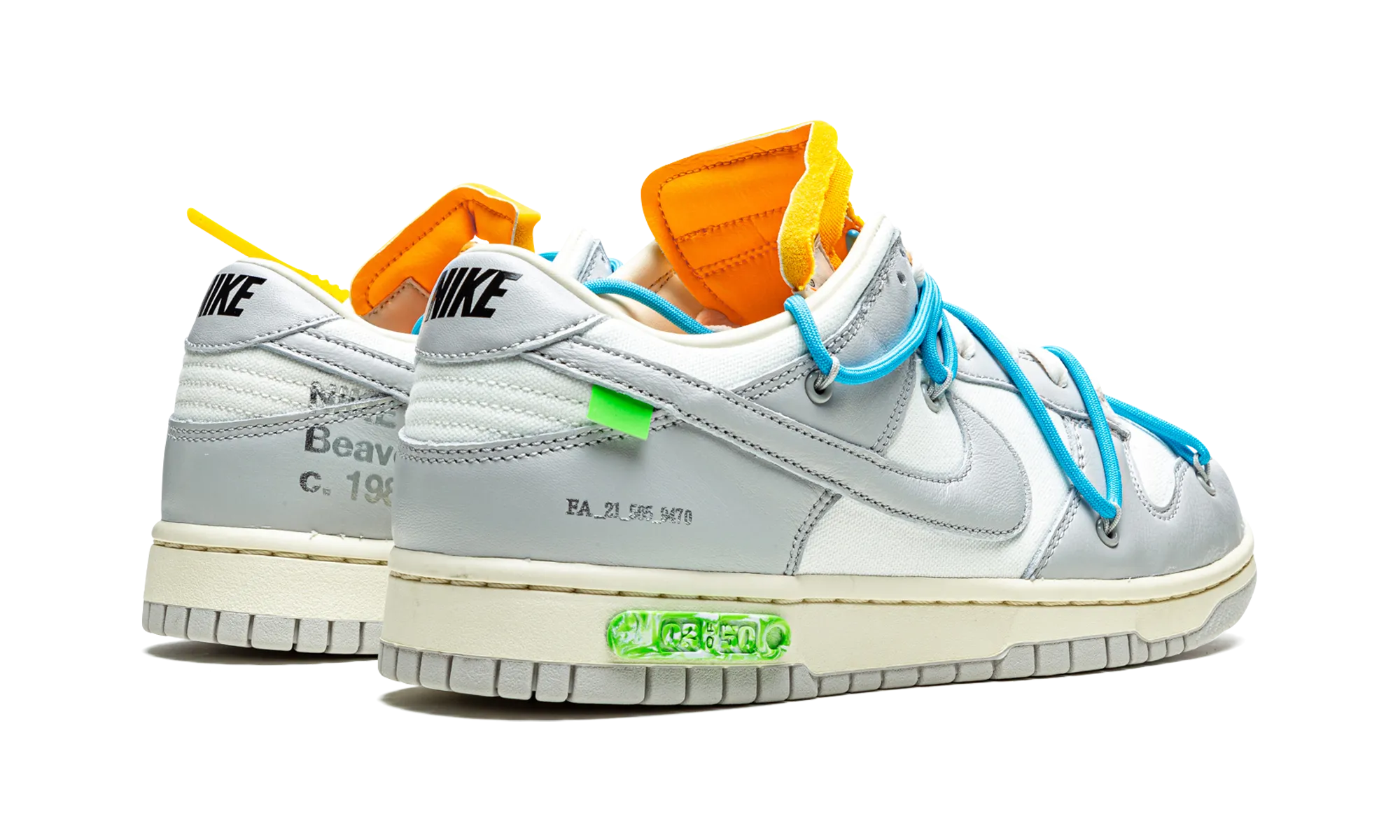 Lounge Wear Low Top Design Dunk Low "Off-White - Lot 02"