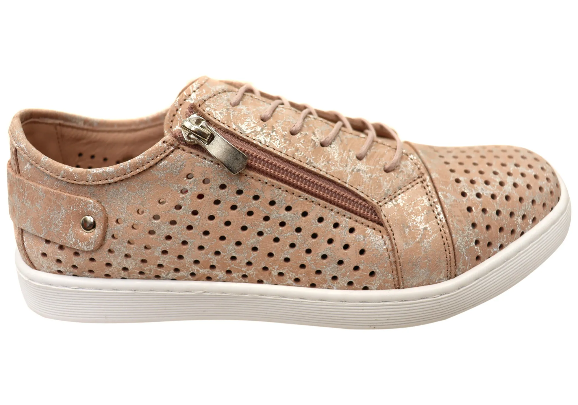 Modern Edge Cabello Comfort EG17P Womens European Leather Casual Shoes