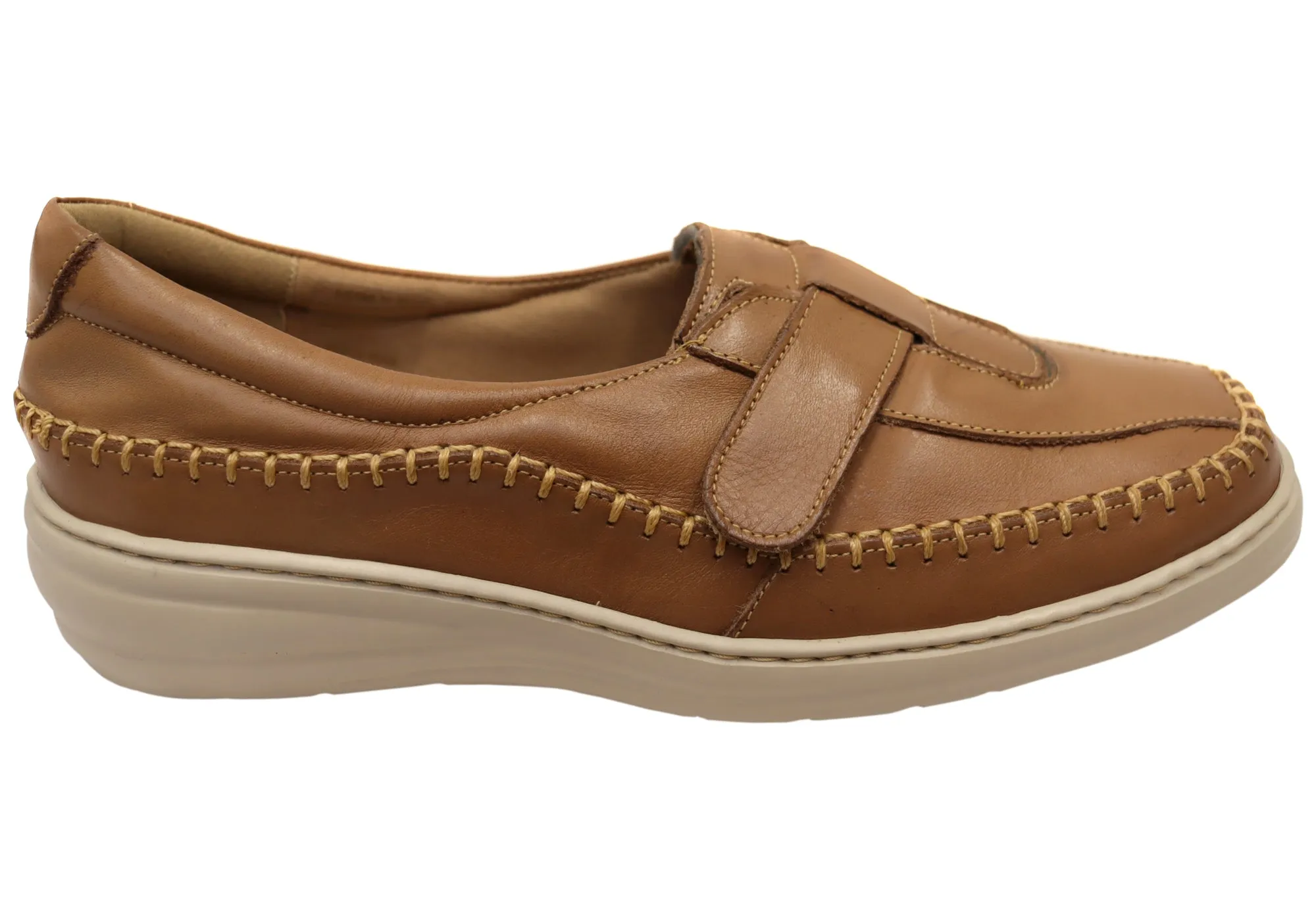 Mironneli Justine Womens Comfortable Brazilian Leather Shoes Comfort Stand Comfort
