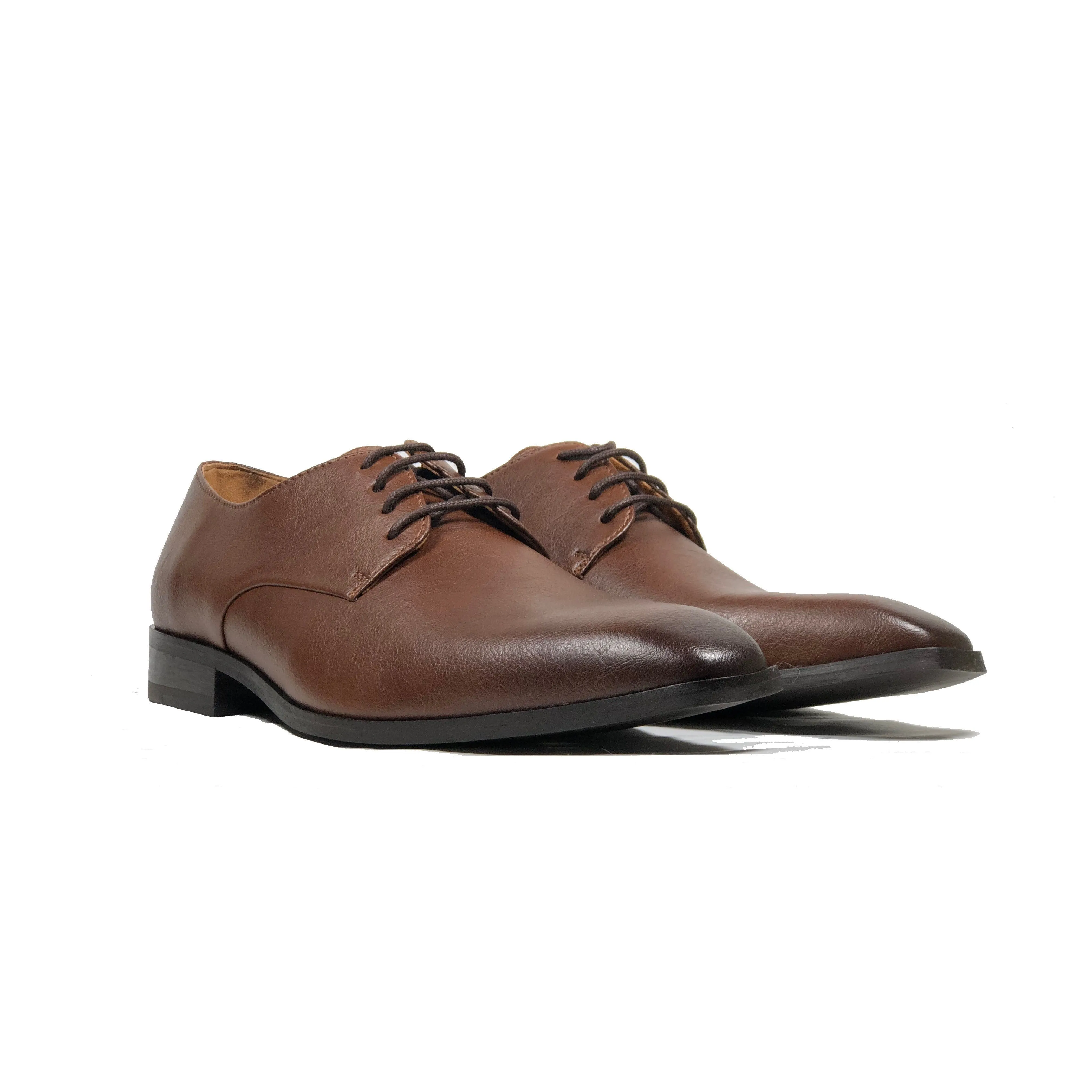 'Remy' Classic Vegan Derby by Zette Shoes - Tan Comfort
