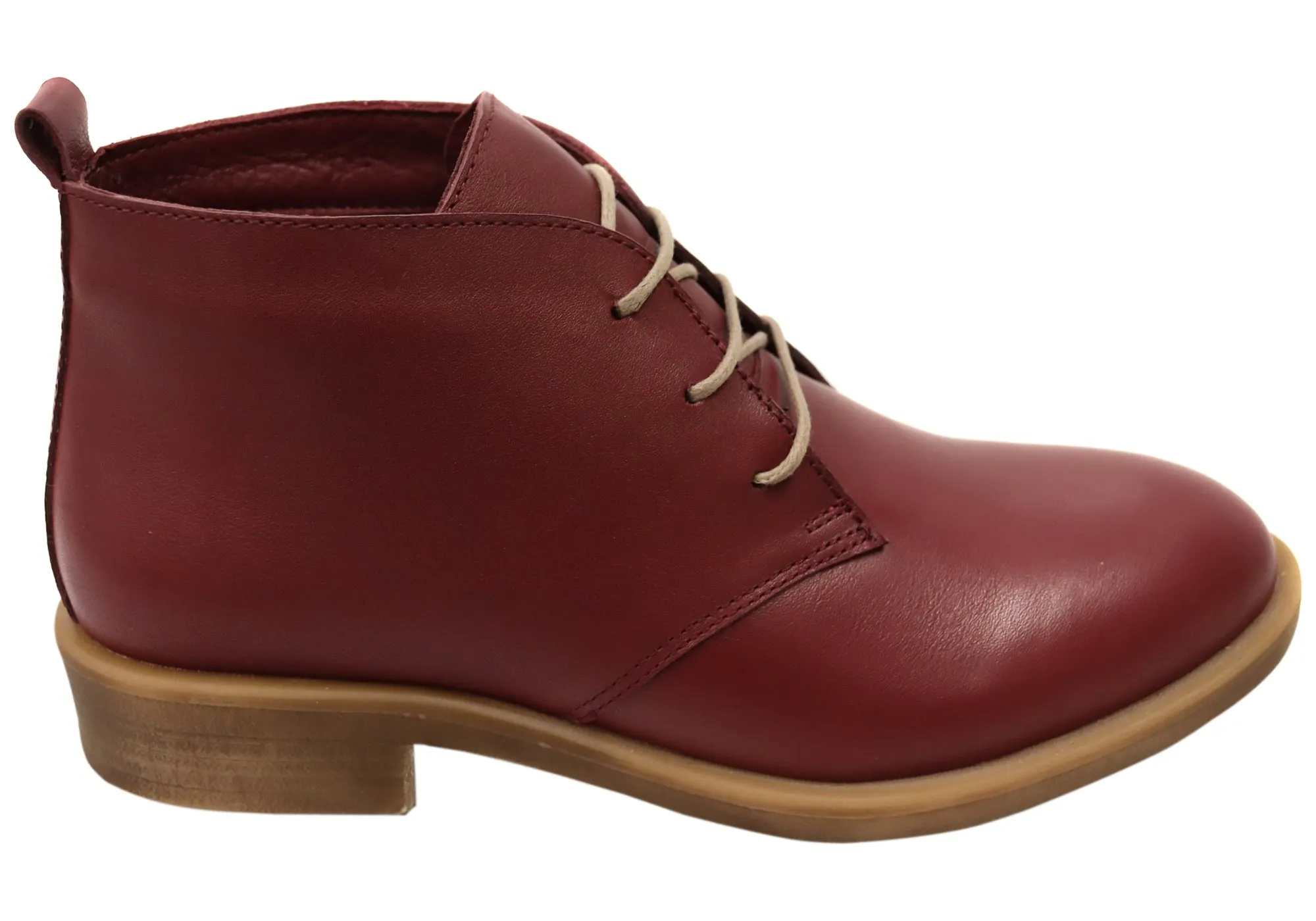 Orizonte Ajorn Womens European Comfortable Leather Ankle Boots Outdoor Chore