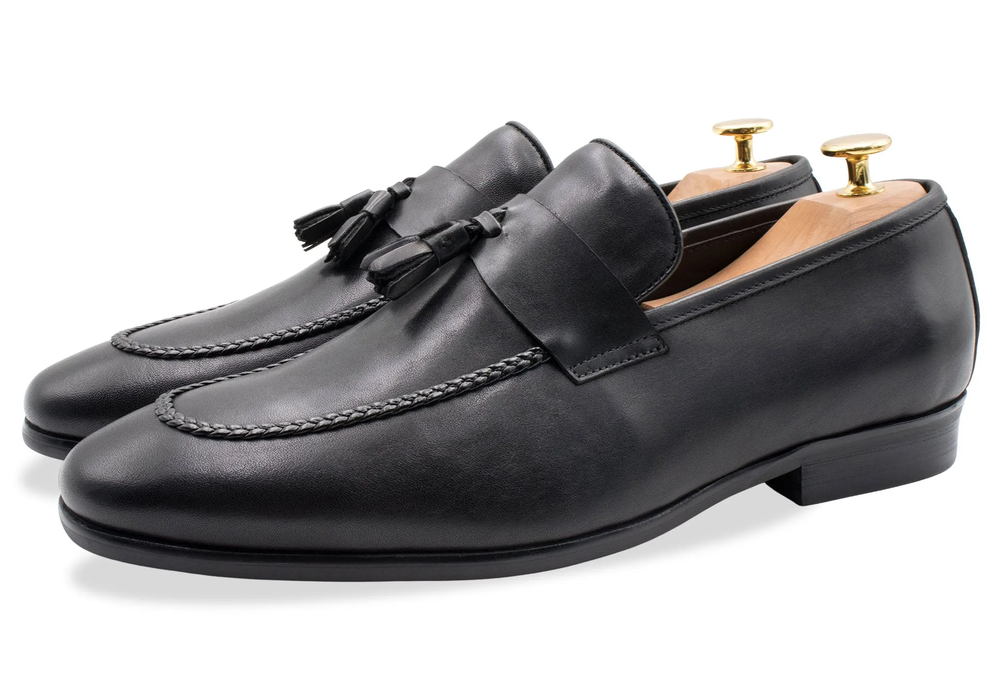 Color Pop School Day Aguilares Black Tassel Loafer