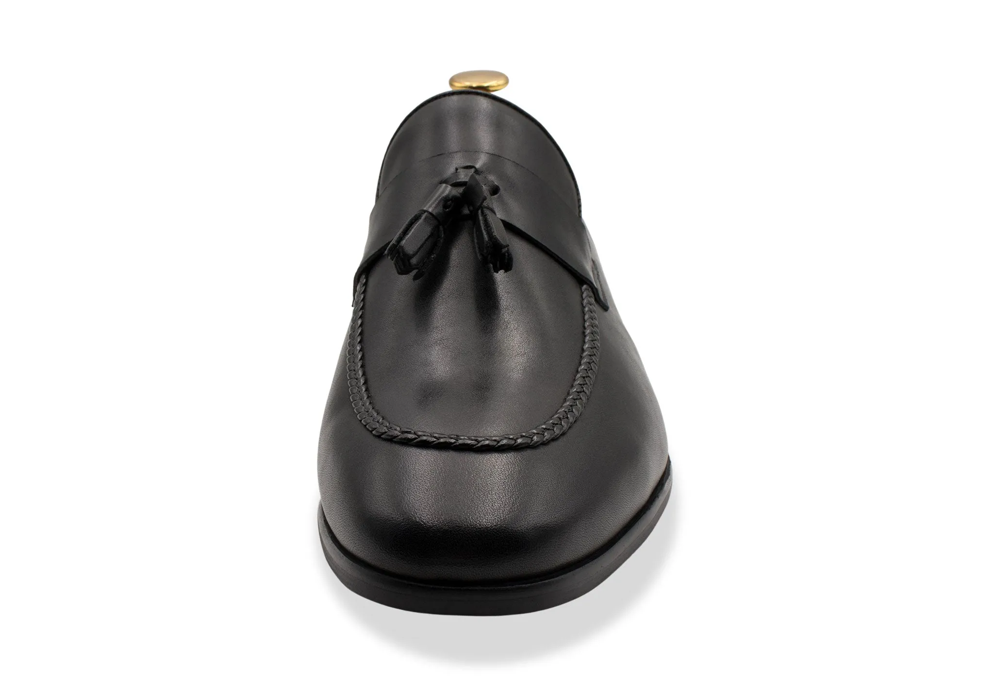 Aguilares Black Tassel Loafer Soul Walk