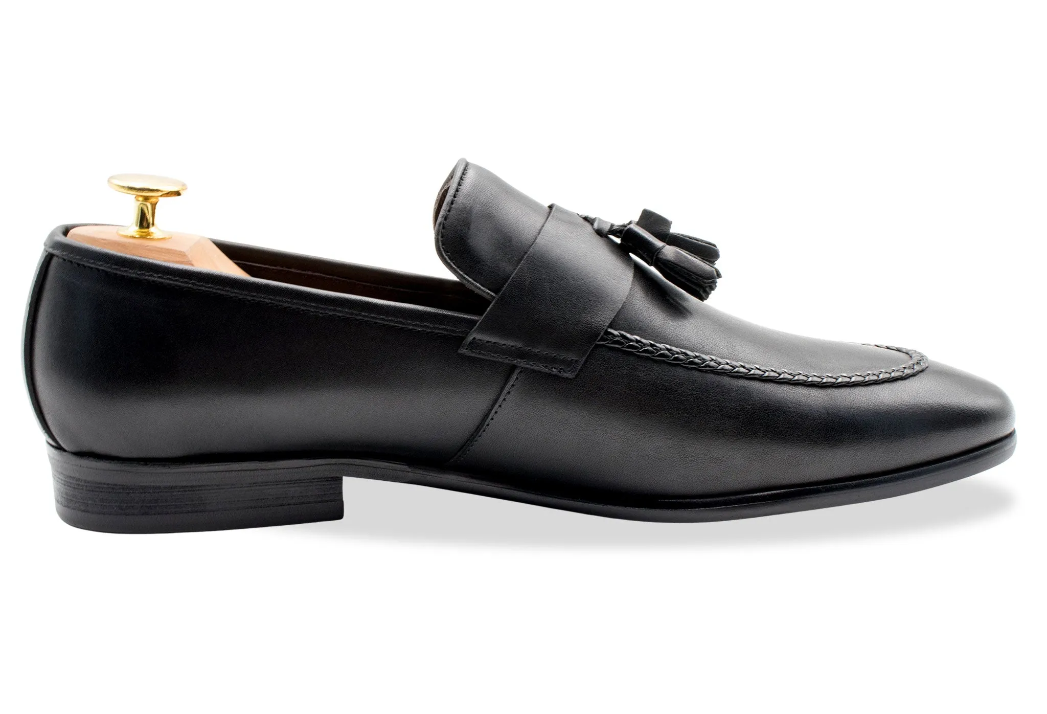 Photo Glam Aguilares Black Tassel Loafer