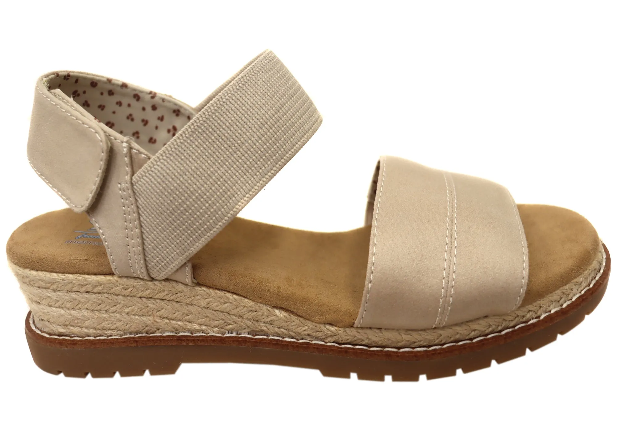 Zen Step Skechers Womens BOBS Desert Chill Comfortable Memory Foam Sandals