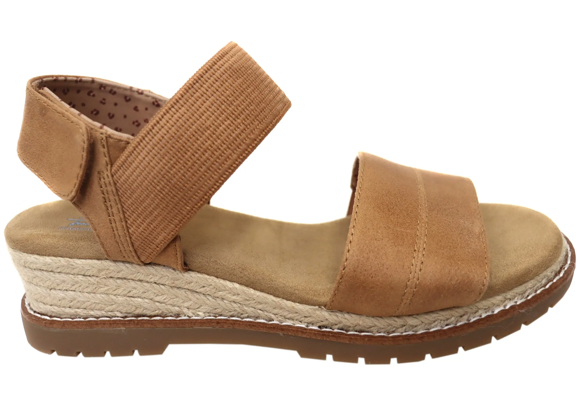 Skin Fresh Peace Mood Skechers Womens BOBS Desert Chill Comfortable Memory Foam Sandals