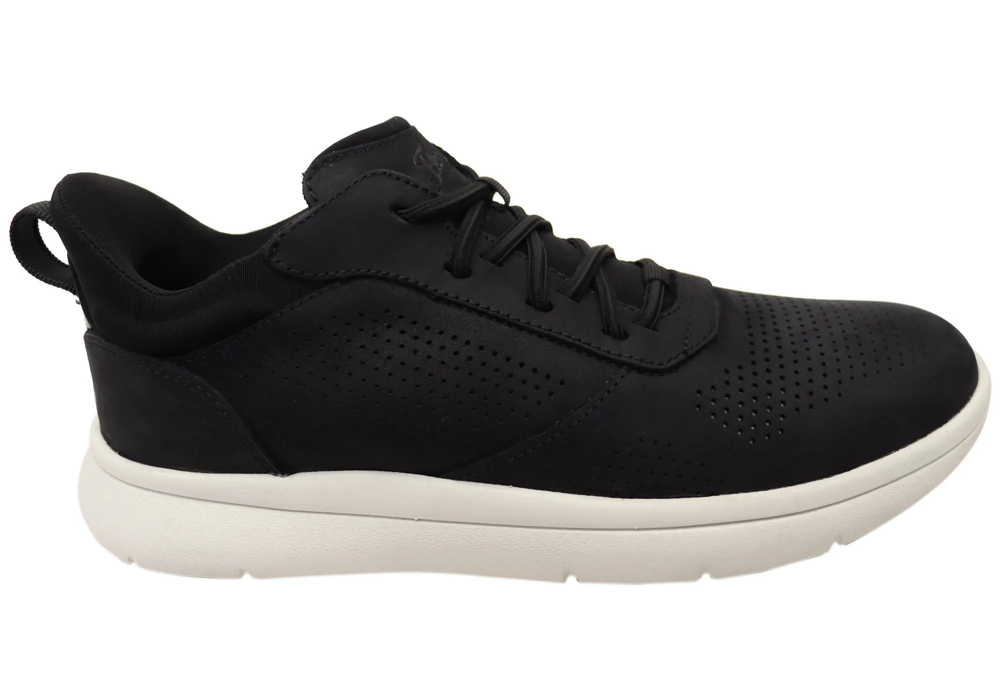 Low Top Style Florsheim Mens Leather EE Extra Wide Fleet Perf Toe Sneakers