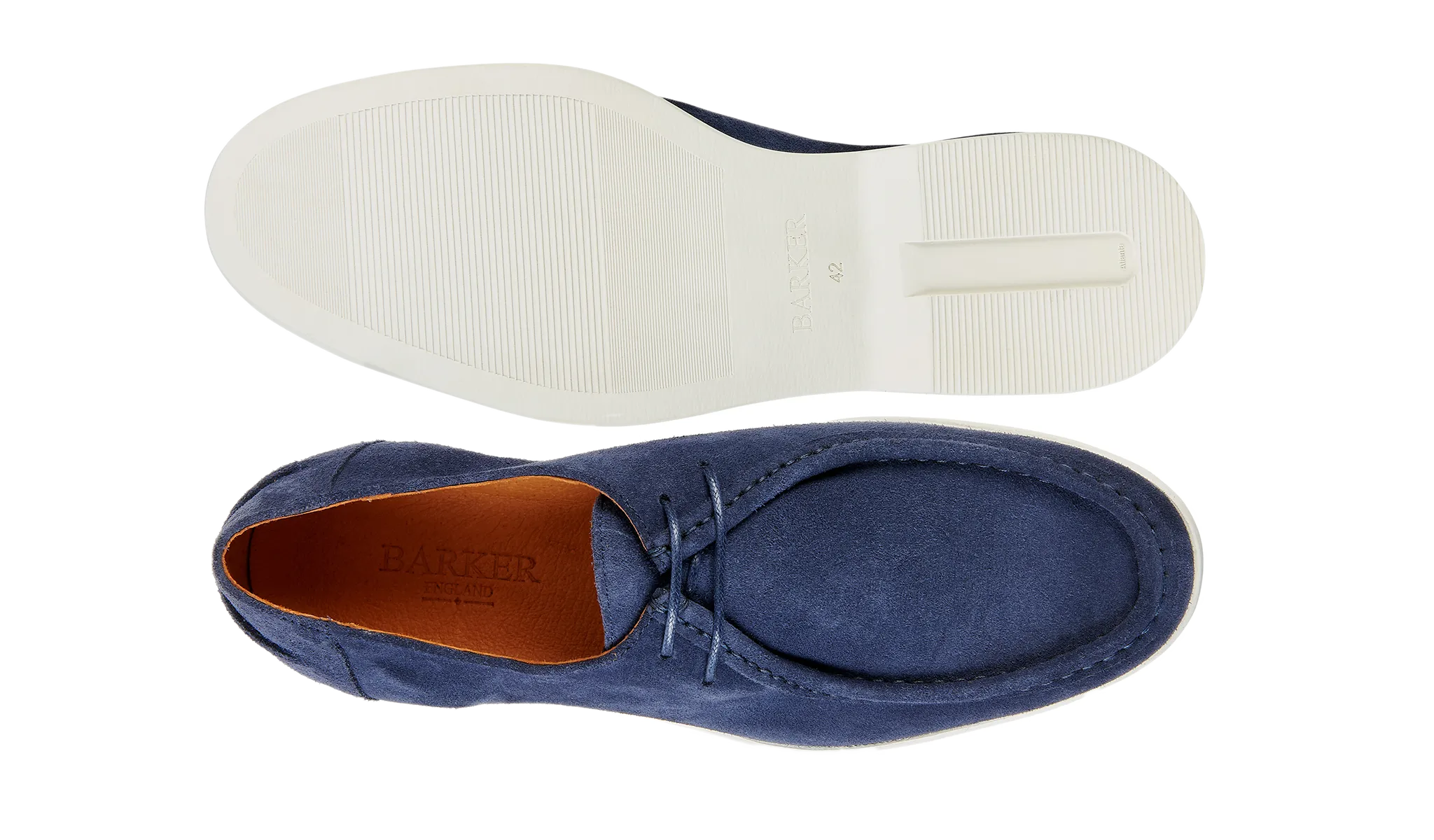 Vigo - Navy Suede White Sole Sharp Uniform Perfect Match