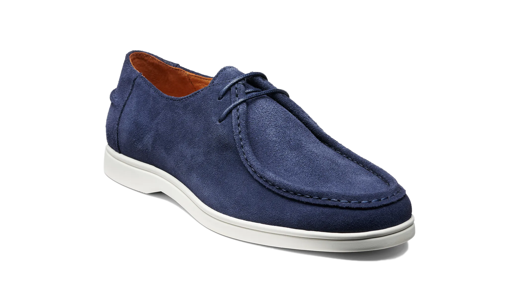 Vigo - Navy Suede White Sole Good Grip
