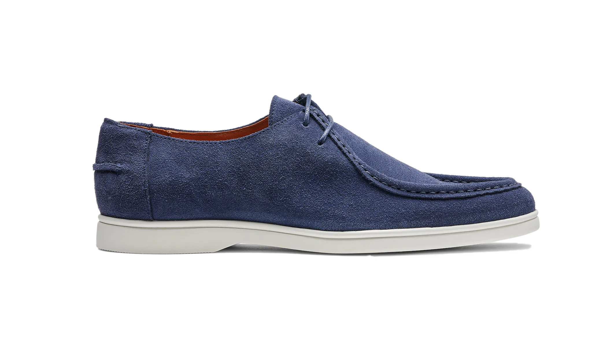 Vigo - Navy Suede White Sole Minimal Details