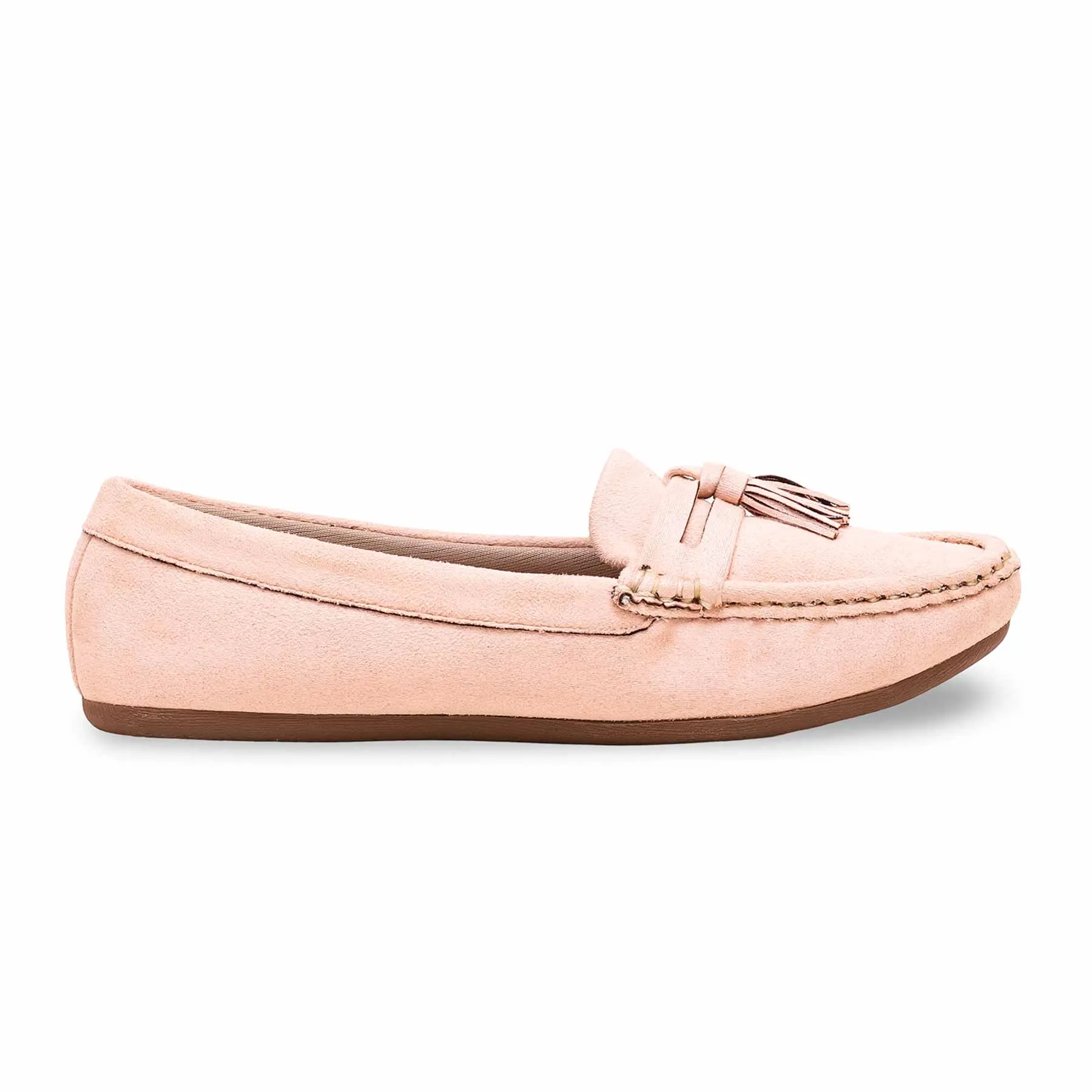 Beige Moccasin WN4435 Flower Step Soft Grip