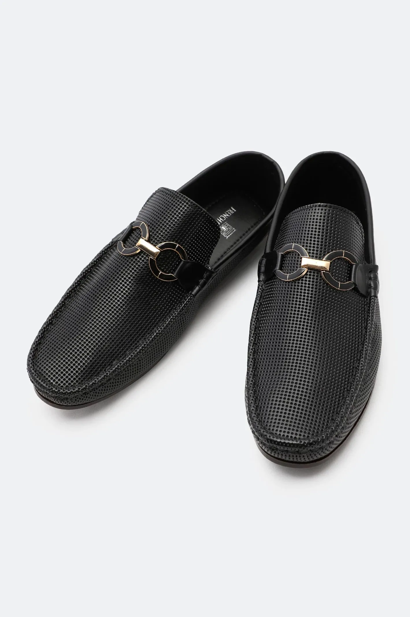 Black Men Casual Moccassins Shoes High Flex Smart Vibe