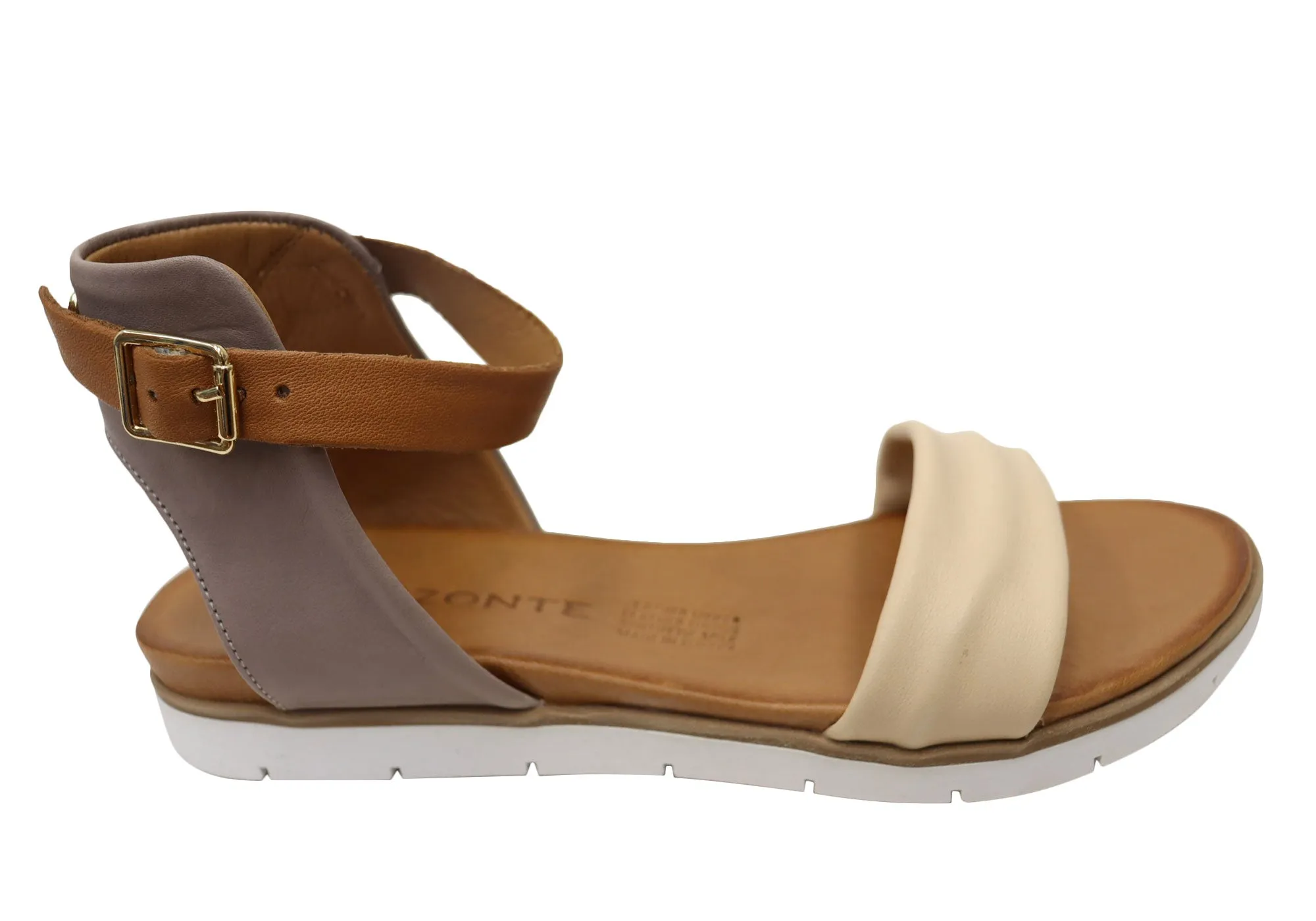 wellness Flex form Orizonte Ramos Womens Comfortable European Leather Sandals