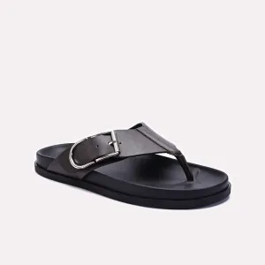 Easy Foot Comfort Mens Dark Brown Flip Flops 0151110