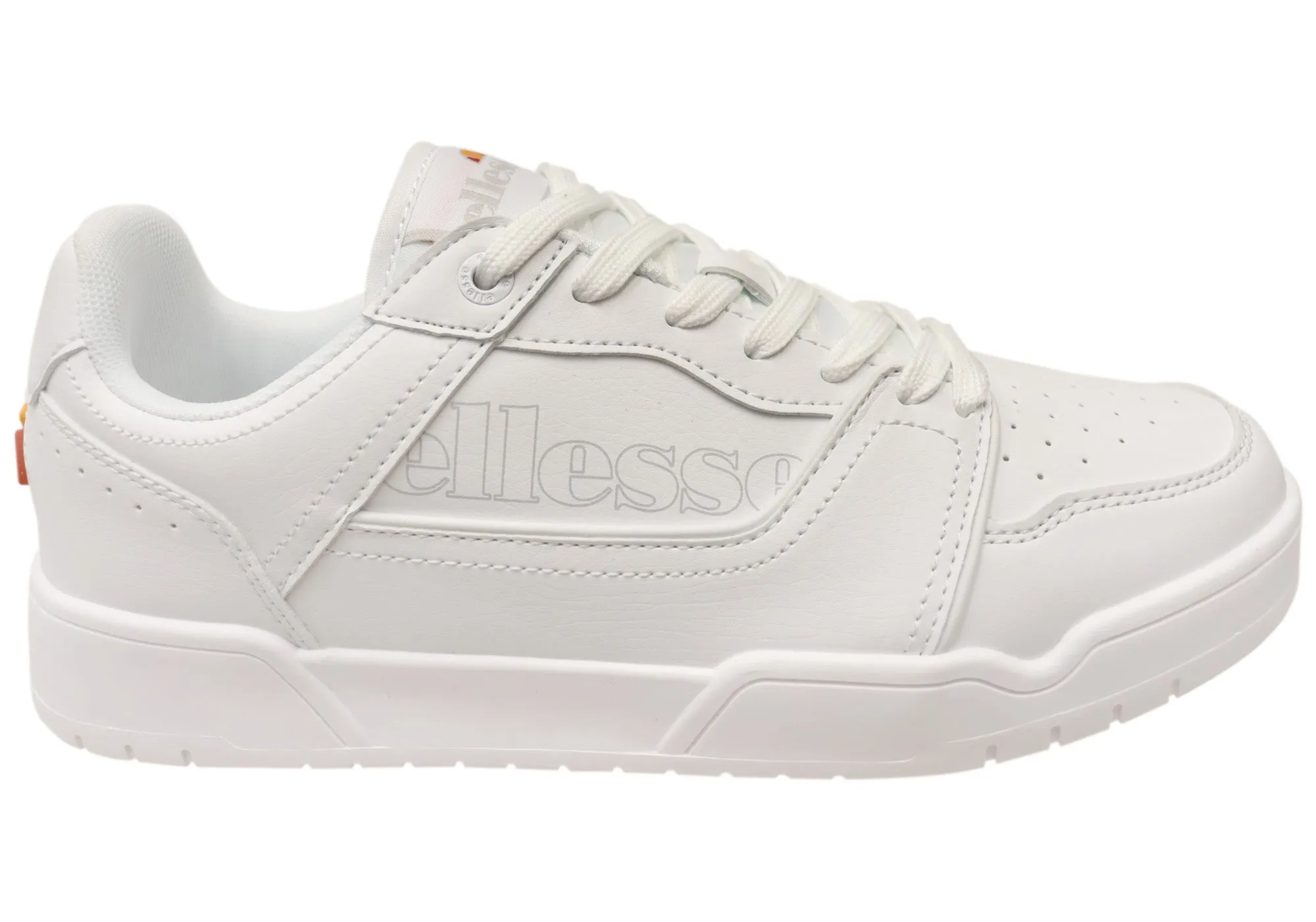 Ellesse Mens Comfortable Casual Lace Up Vista Cupsole Sneakers Pure Flex Pure Steps