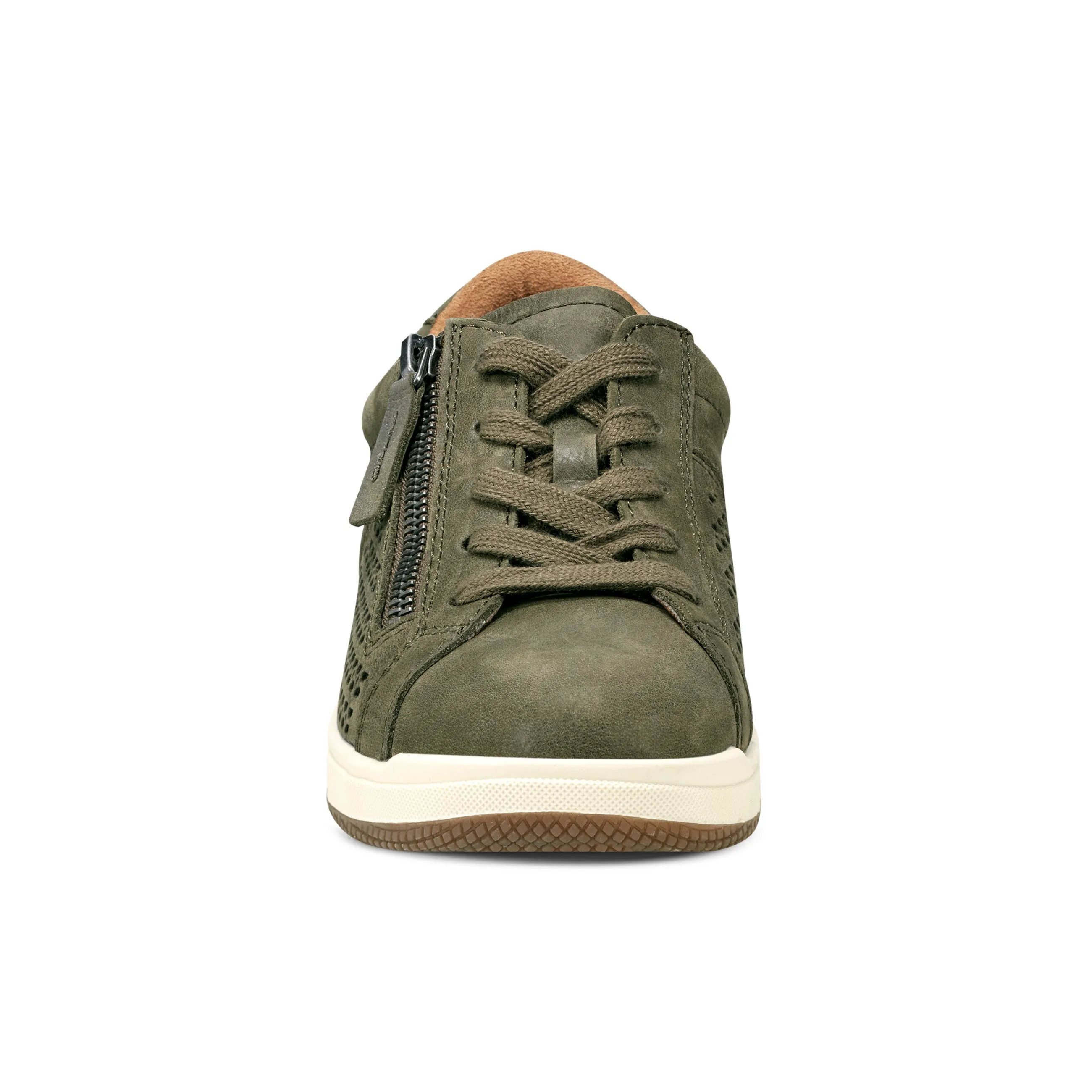 Netta Round Toe Casual Lace-up Sneakers Picnic Easy