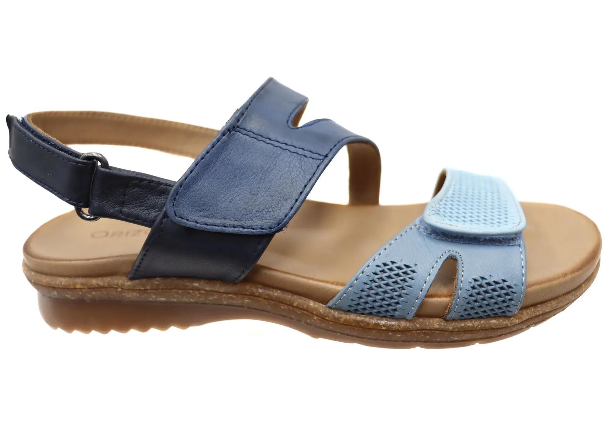 Orizonte Fawkner Womens Comfortable European Leather Sandals Open Air Flight Day