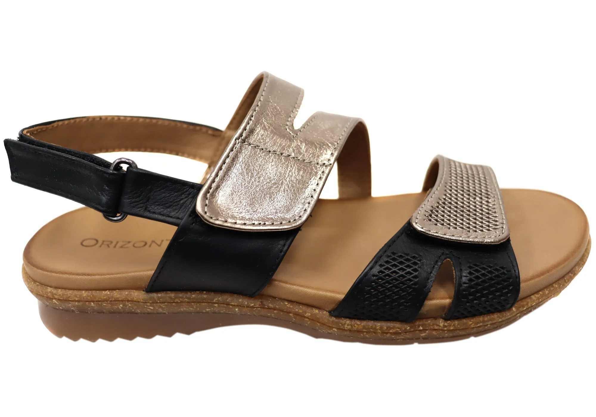 Comfy Wear Sporty Comfortable Orizonte Fawkner Womens Comfortable European Leather Sandals