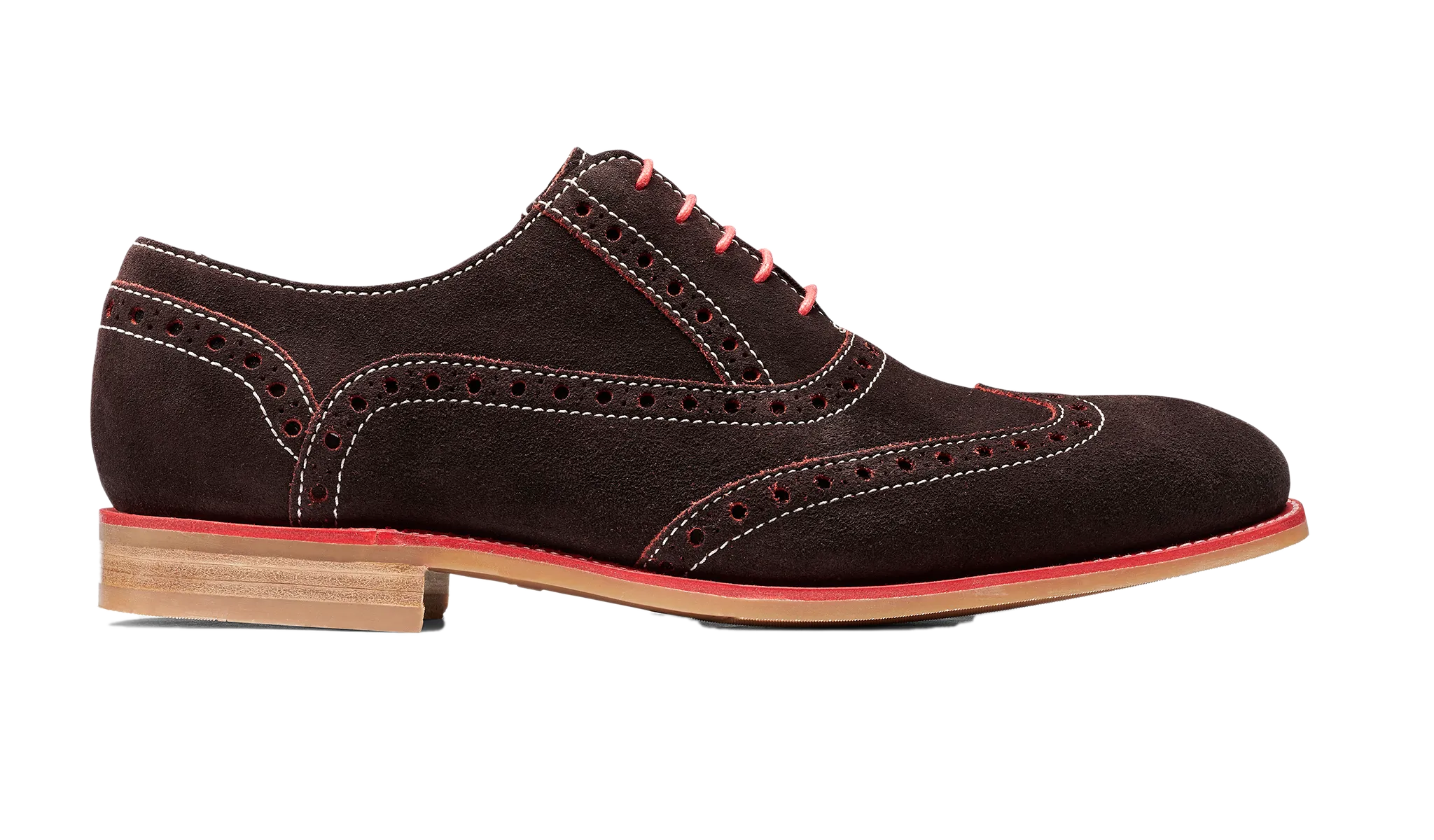 Grant - Beluga Red Suede Matte Finish