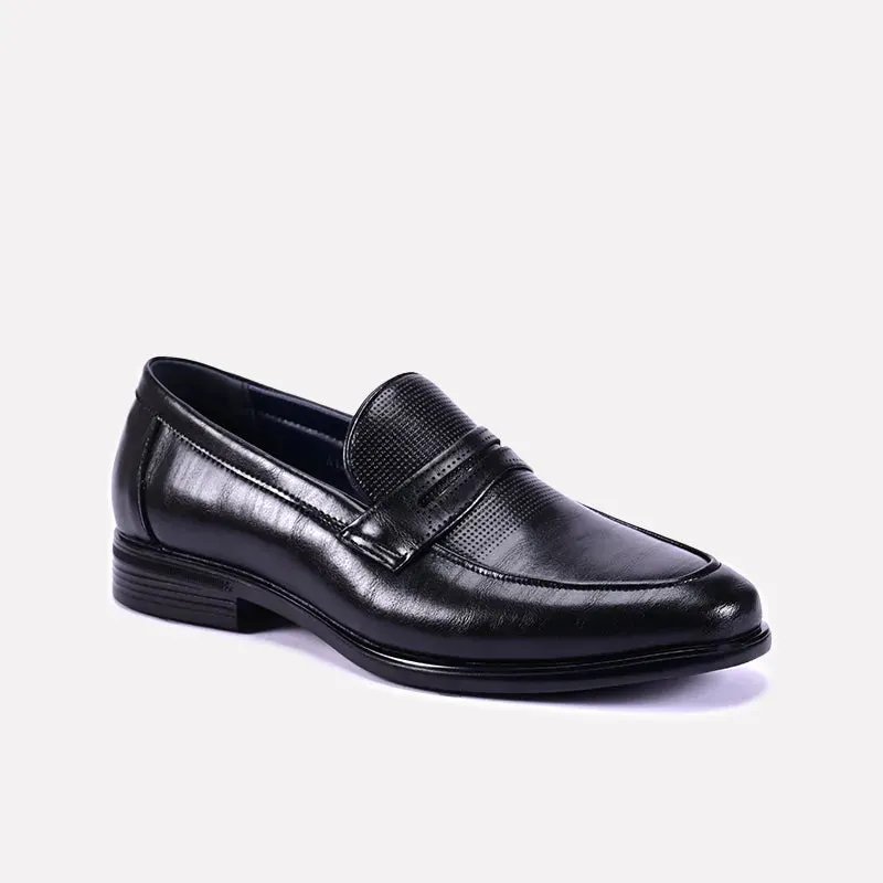 Parker Black Glossy Dress Shoes 0111239 Soundproof Modern Movement